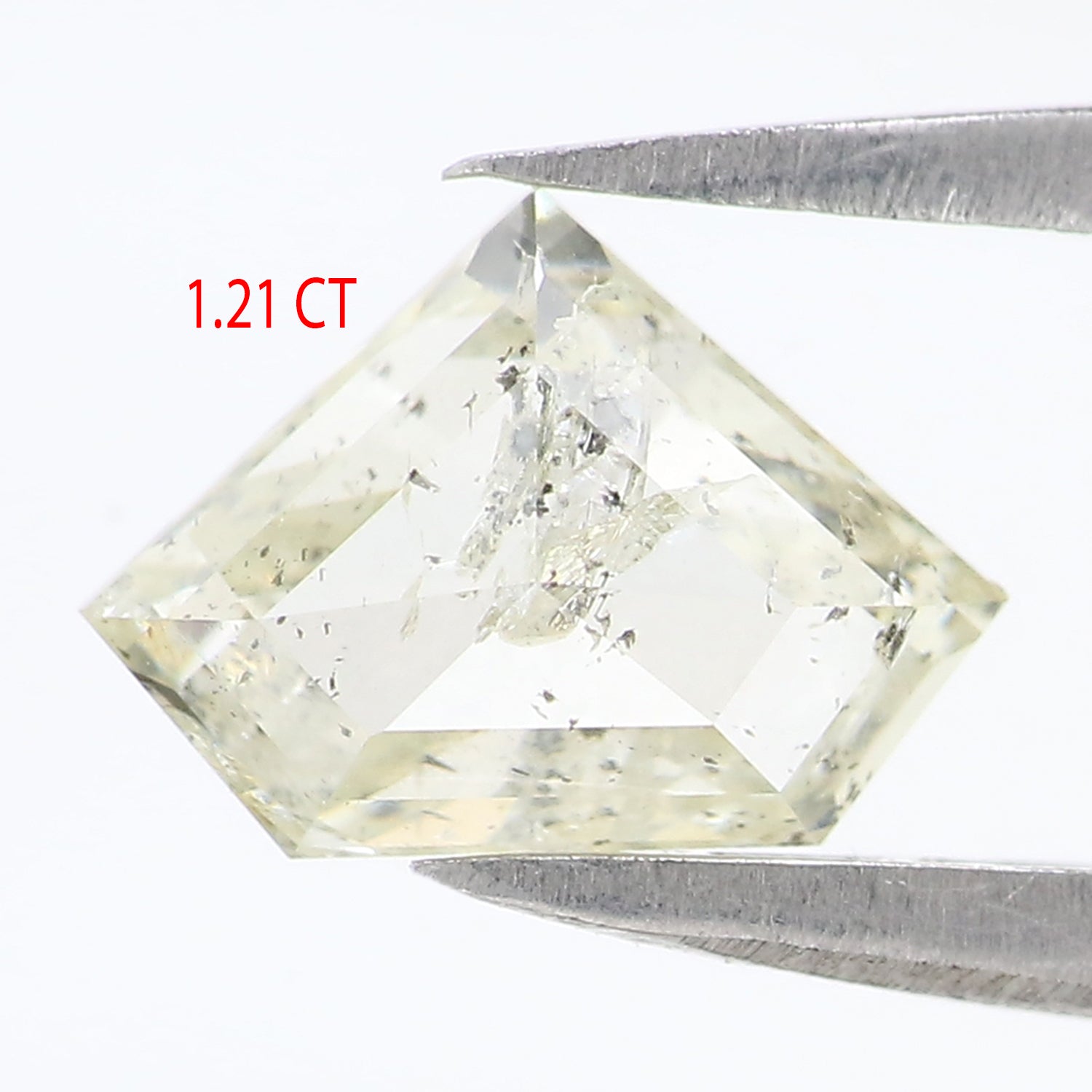1.21 Ct Natural Loose Shield Shape Diamond White -J Color Shield Cut Diamond 6.25 MM Natural White -J Diamond Shield Rose Cut Diamond LQ2575