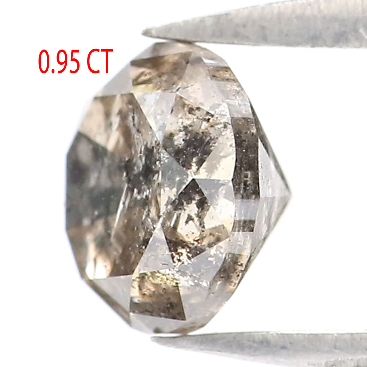 0.95 Ct Natural Loose Round Shape Diamond Brown Color Round Cut Diamond 5.70 MM Natural Loose Diamond Round Brilliant Cut Diamond LQ2283