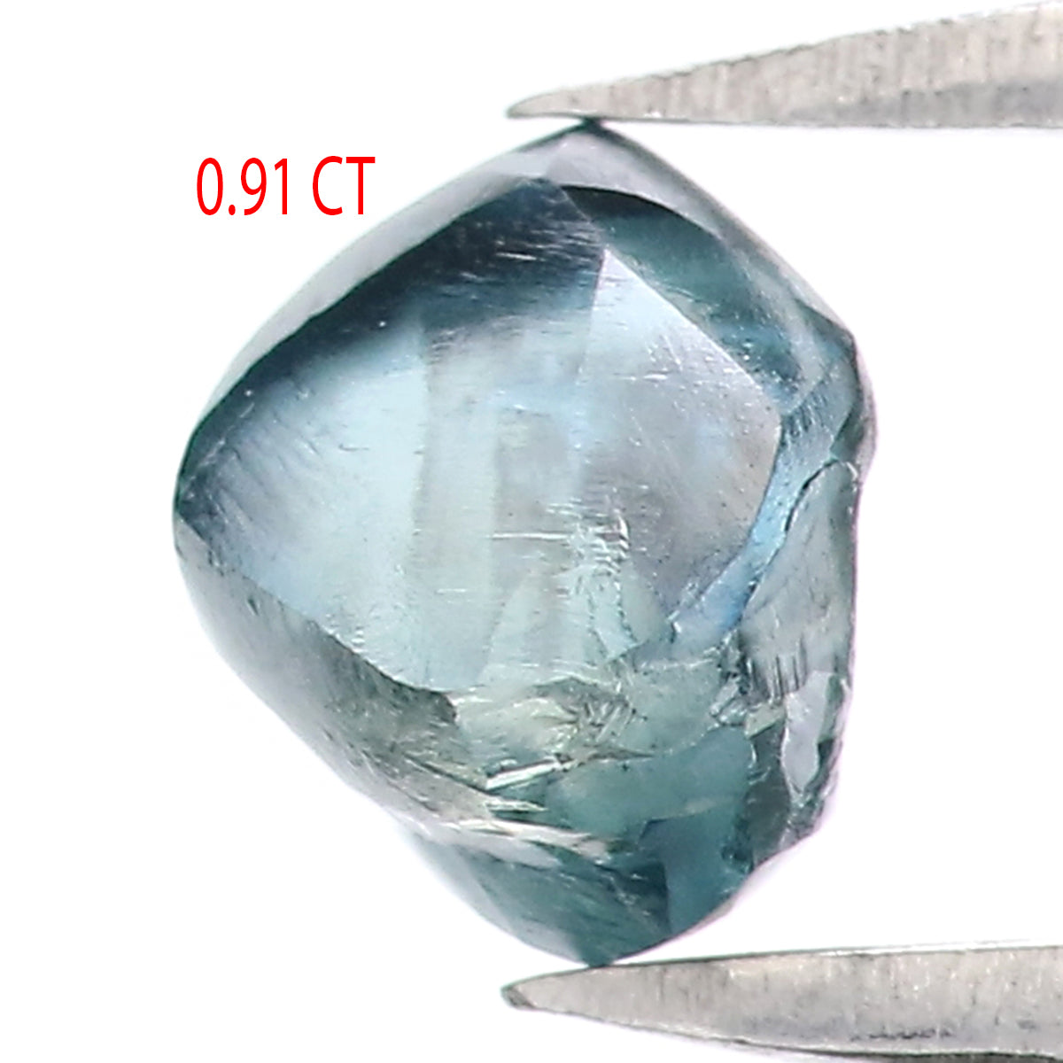 0.91 CT Natural Loose Rough Shape Diamond Blue Color Rough Cut Diamond 5.75 MM Natural Loose Blue Diamond Rough Irregular Cut Diamond QL2239