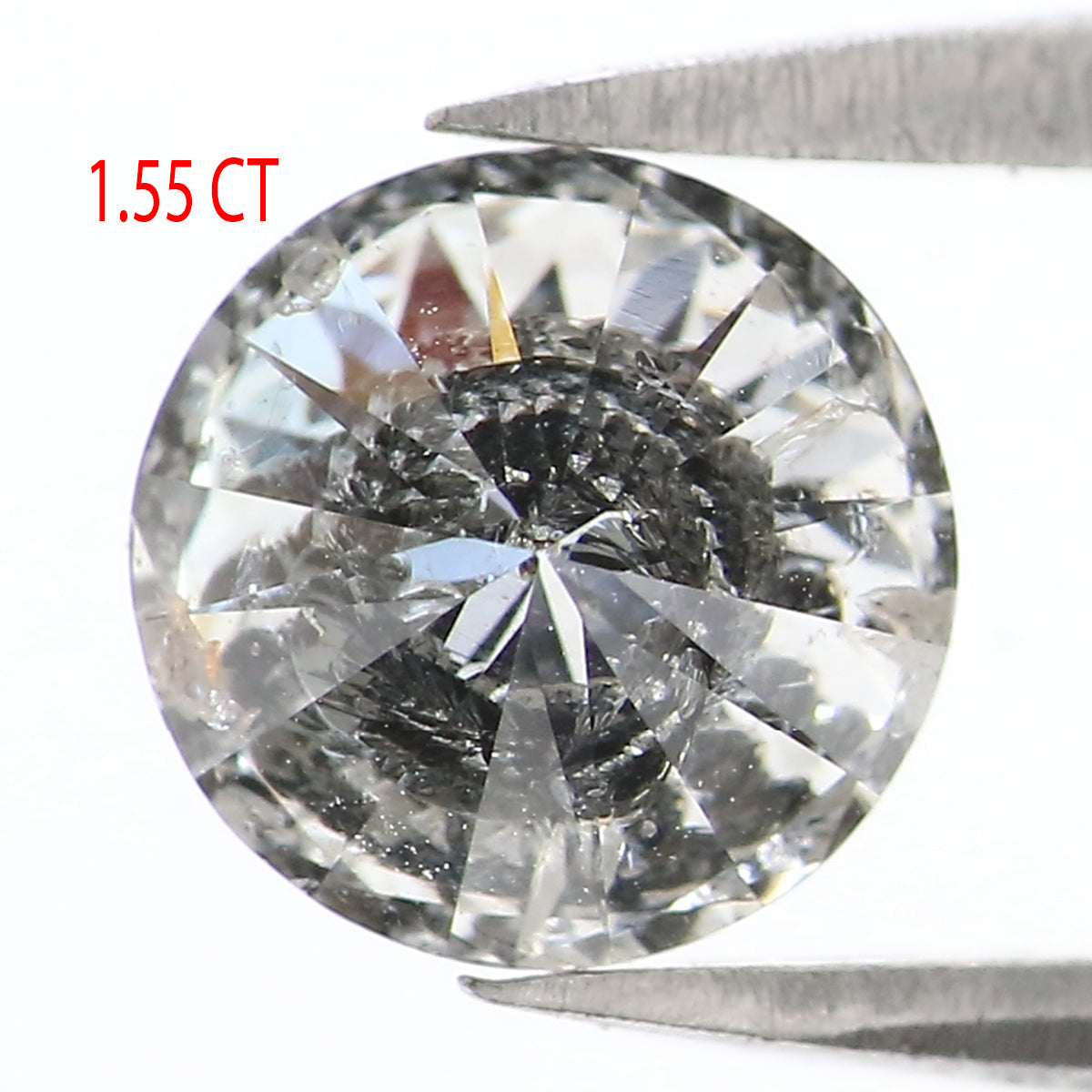 1.55 Ct Natural Loose Round Shape Diamond White - F Color Round Cut Diamond 7.05 MM Natural Loose Diamond Round Brilliant Cut Diamond QL2650