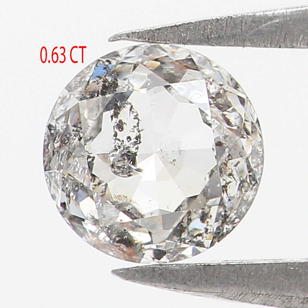 Natural Loose Round Rose Cut Diamond White - G Color 0.63 CT 5.41 MM Round Shape Rose Cut Diamond KDL2684