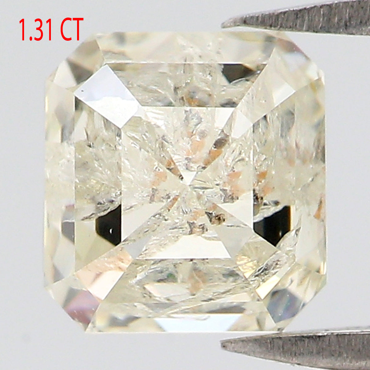 1.31 CT Natural Loose Square Shape Diamond White - J Color Square Diamond 5.90 MM Natural Loose White Diamond Square Rose Cut Diamond QL2574