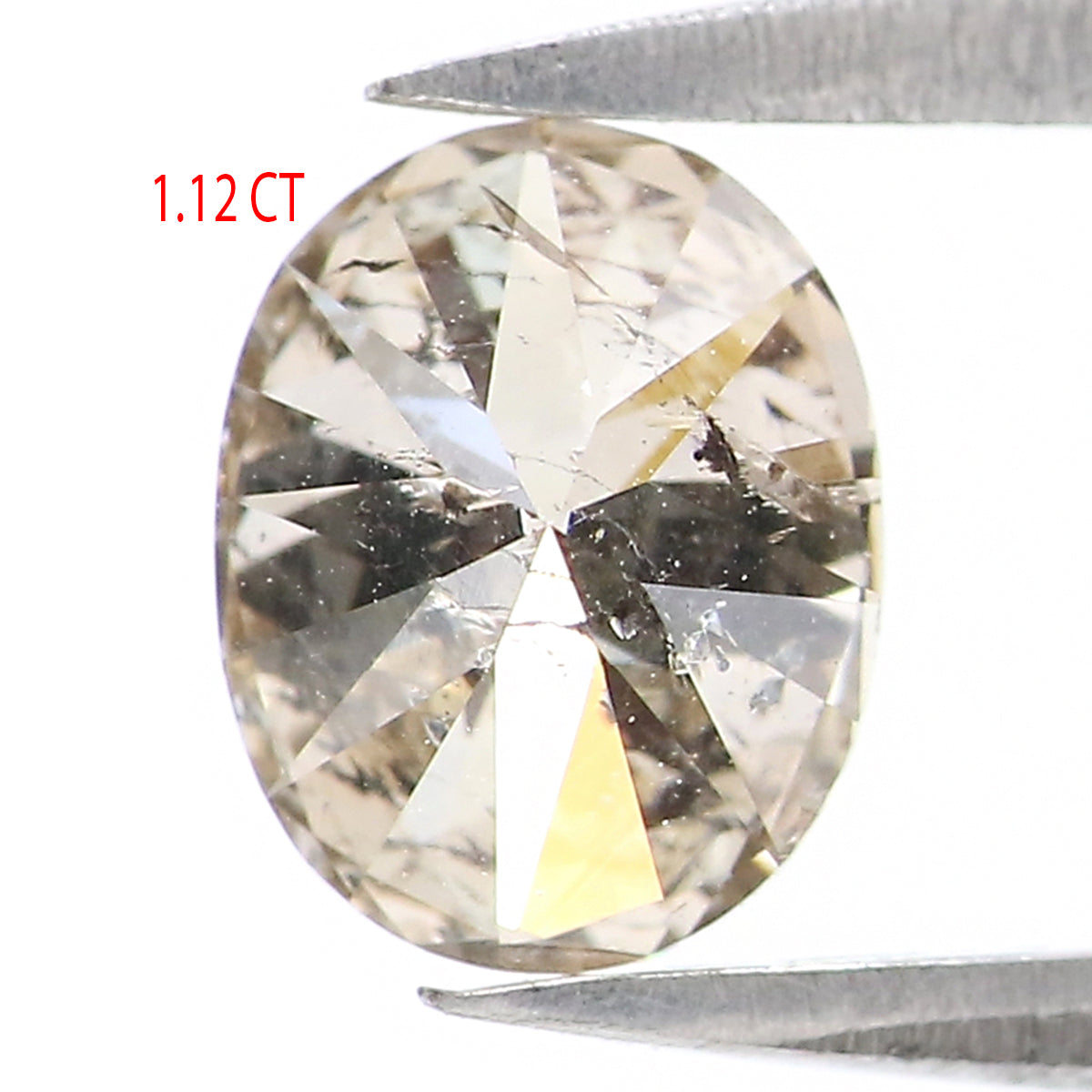1.12 CT Natural Loose Oval Shape Diamond White - J Color Oval Diamond 7.00 MM Natural Loose White Diamond Oval Brilliant Cut Diamond QL2607