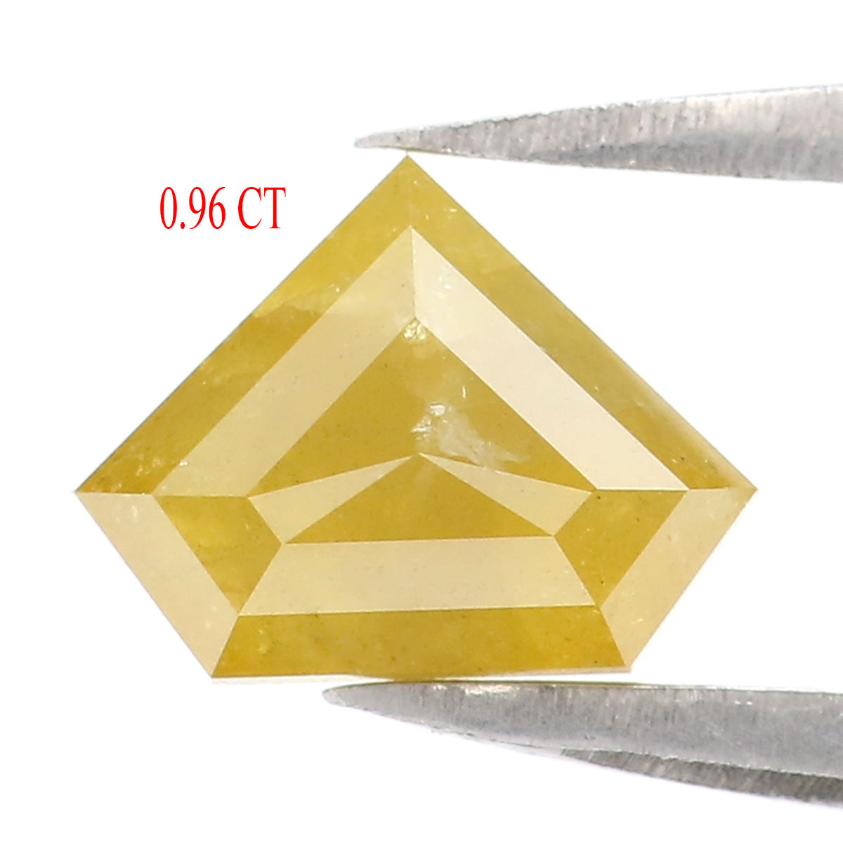 0.96 CT Natural Loose Shield Shape Diamond Yellow Color Shield Cut Diamond 5.85 MM Natural Loose Yellow Color Shield Rose Cut Diamond LQ9678