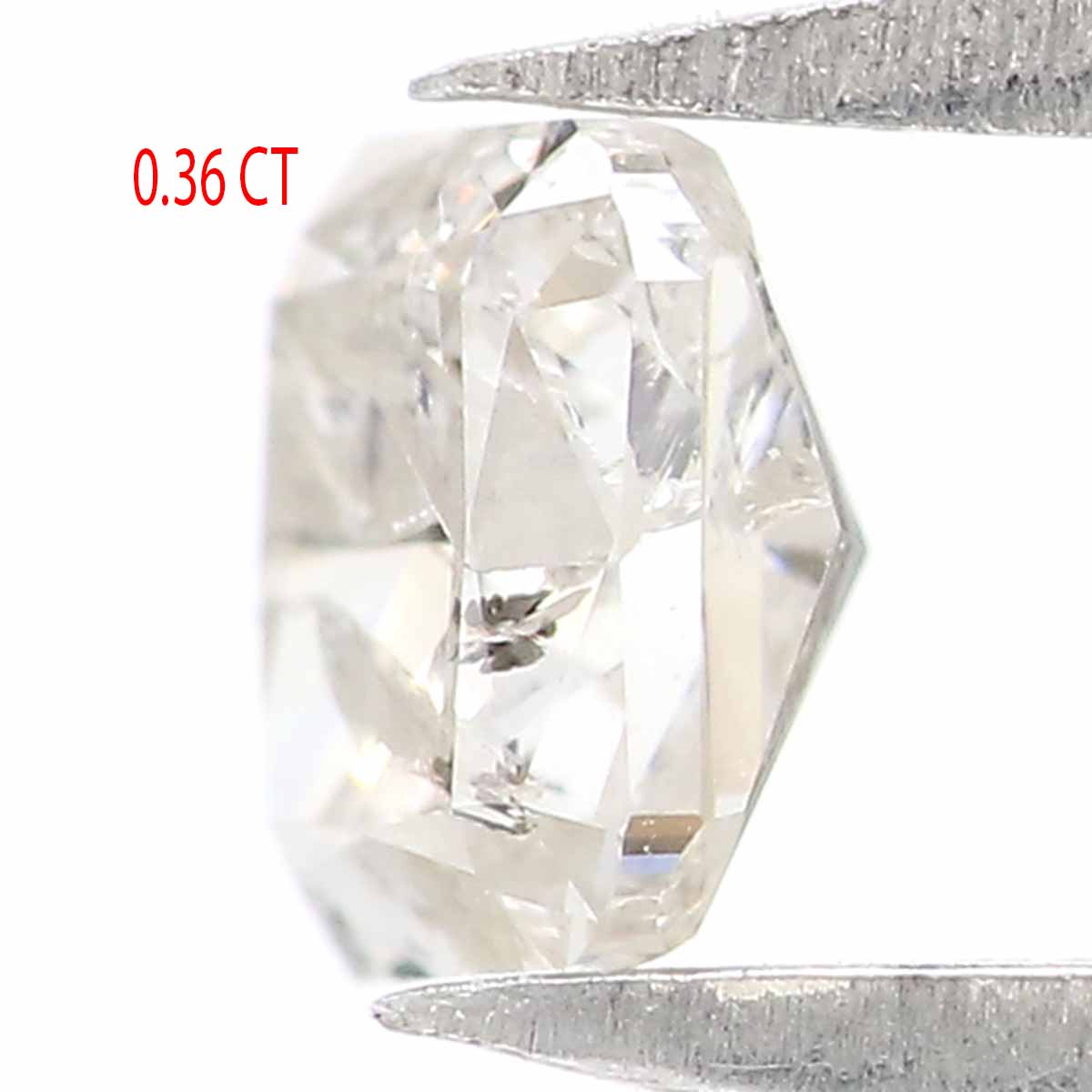 0.36 CT Natural Loose Cushion Shape Diamond Grey Color Cushion Cut Diamond 3.90 MM Natural Yellow Color Cushion Brilliant Cut Diamond KQ1811