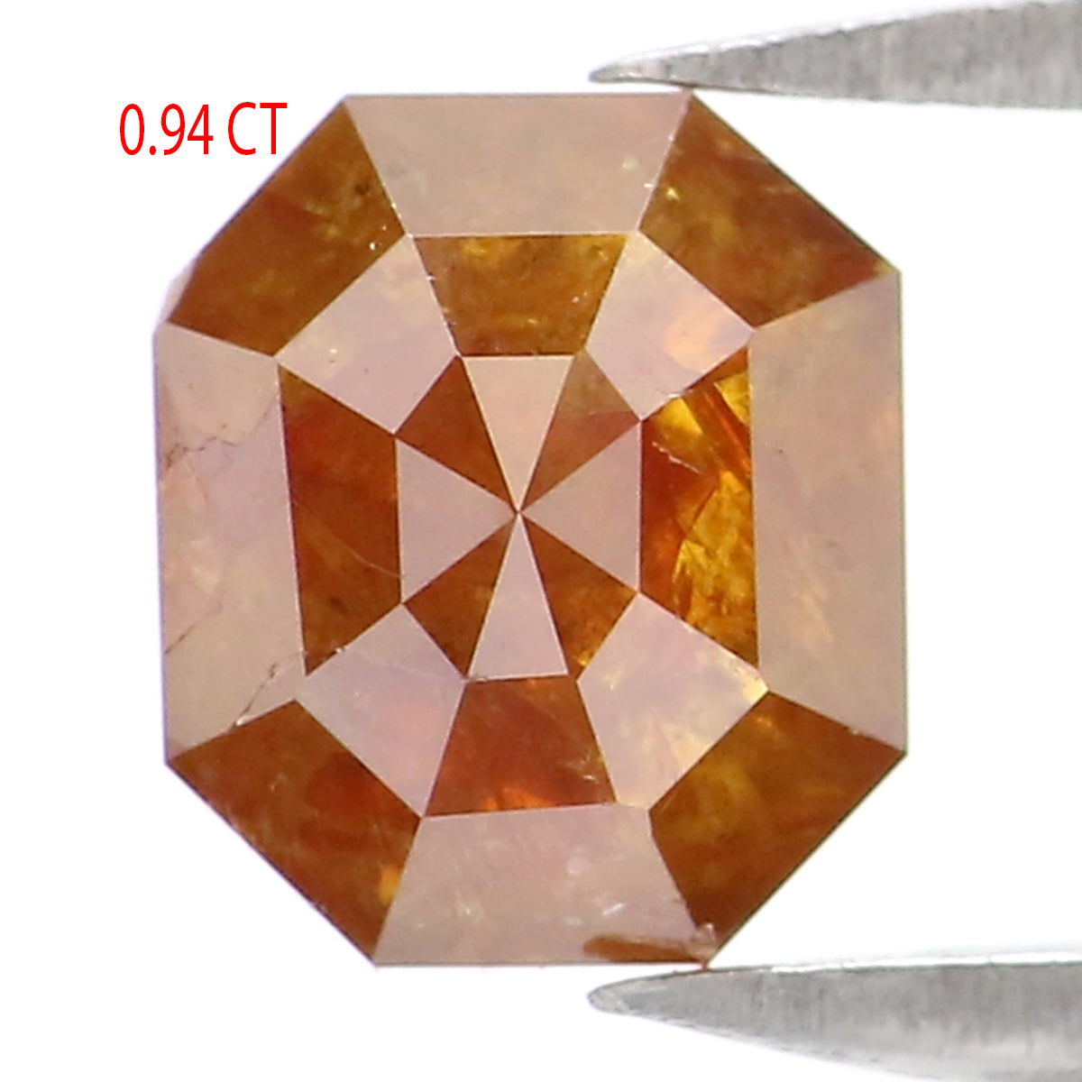 0.94 CT Natural Loose Emerald Shape Diamond Brown Color Emerald Diamond 5.85 MM Natural Loose Brown Emerald Shape Rose Cut Diamond LQ9192