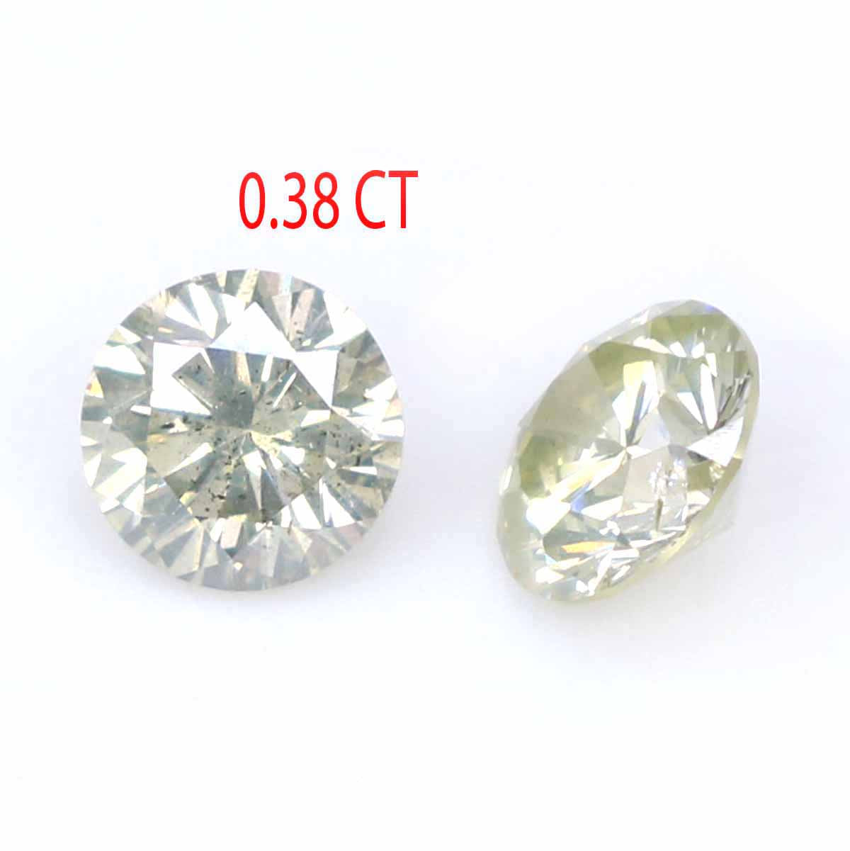 0.38 Ct Natural Loose Round Cut Pair Diamond White - J Color Round Cut Diamond 3.50 MM Natural Diamond Round Brilliant Cut Diamond LQ2002
