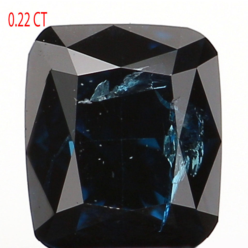 0.22 CT Natural Loose Cushion Shape Diamond Blue Color Cushion Cut Diamond 3.60 MM Natural Blue Color Cushion Brilliant Cut Diamond LQ5607