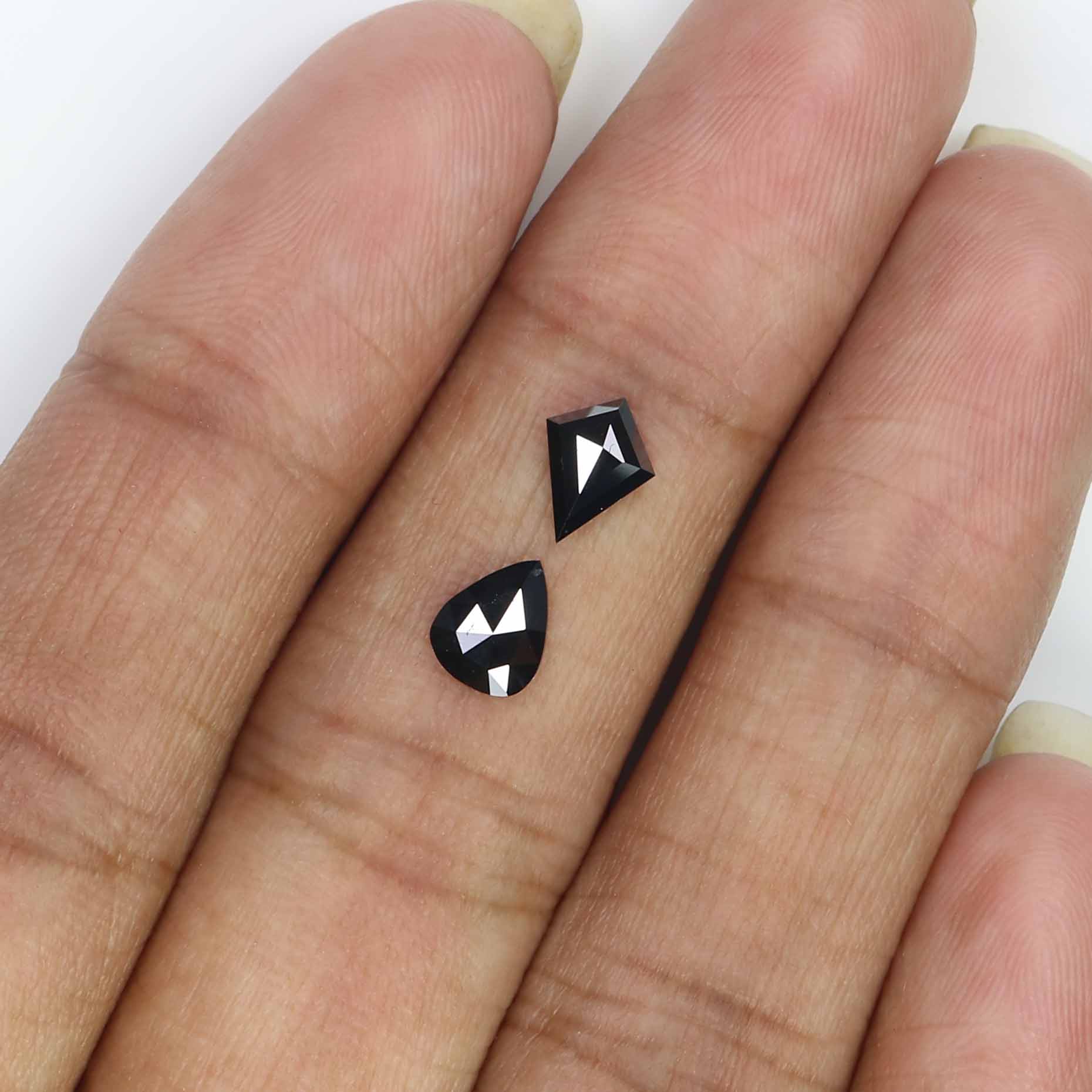 Natural Loose Mix Shape Diamond, Natural Loose Diamond, Black Color Mix Shape Diamond, Mix Shape Cut Diamond, 0.76 CT Mix Shape L2769