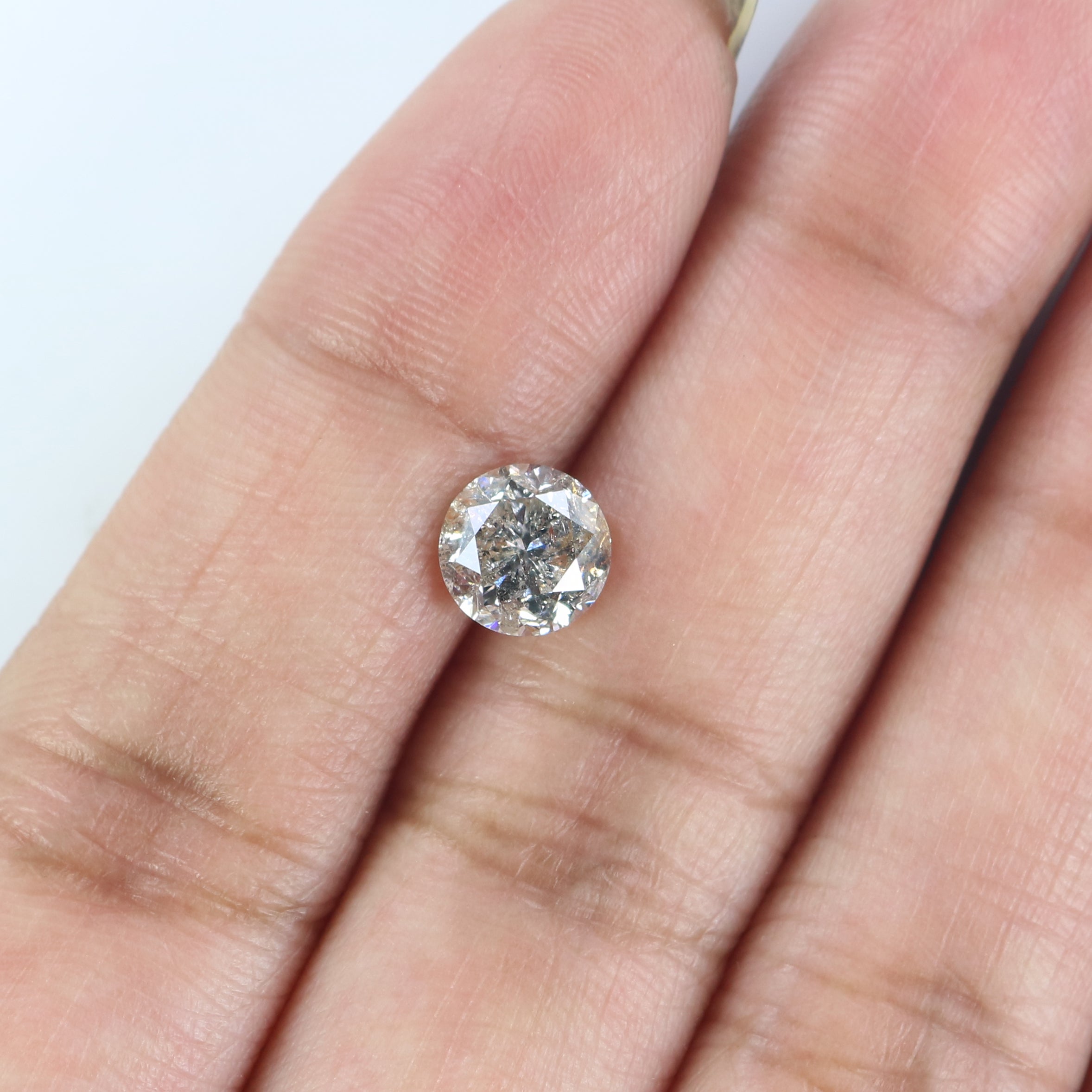 1.45 Ct Natural Loose Round Shape Diamond White - G Color Round Cut Diamond 6.75 MM Natural Loose Diamond Round Brilliant Cut Diamond QL2616