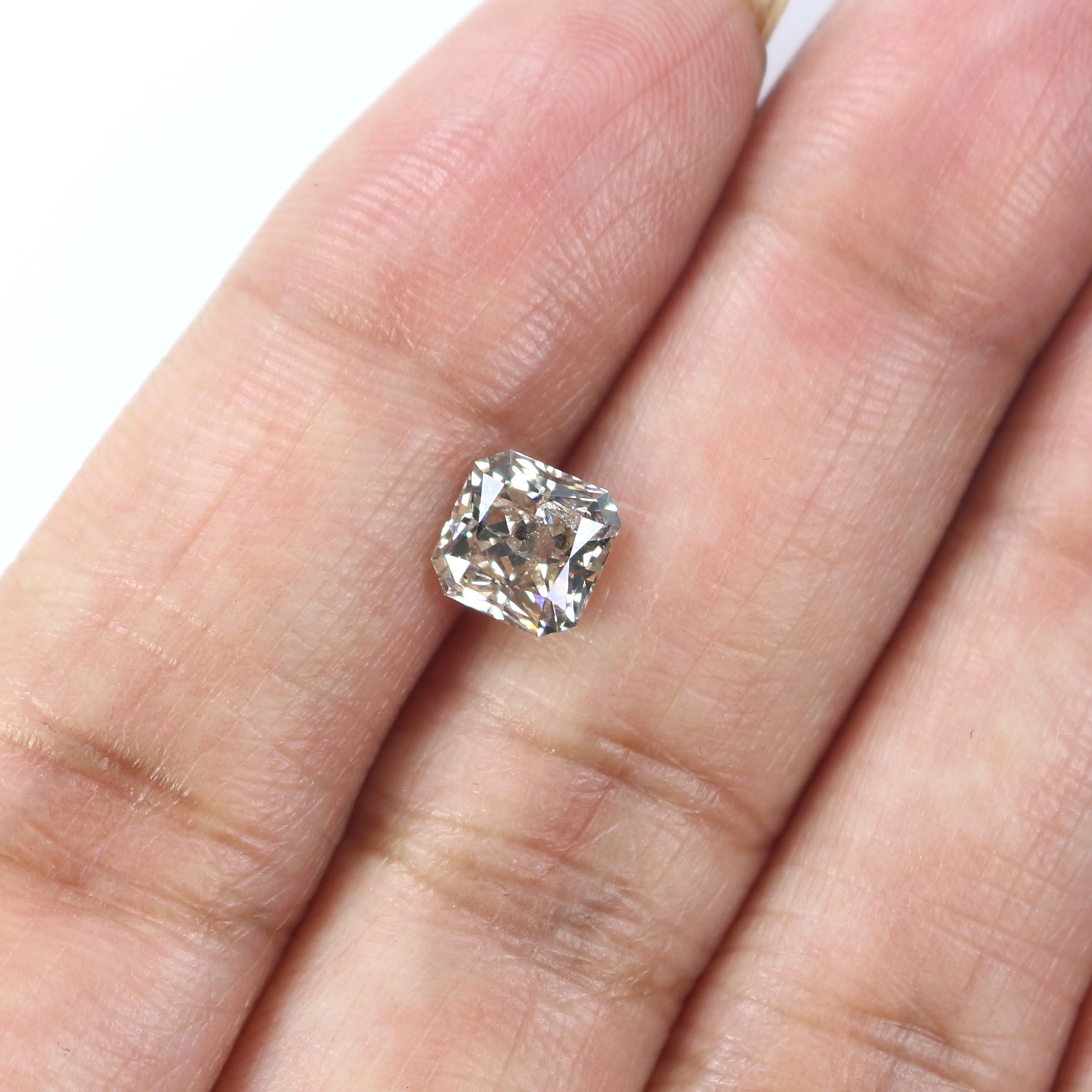 1.43 CT Natural Loose Radiant Shape Diamond White - I Color Radiant Cut Diamond 5.95 MM Natural Loose Radiant Brilliant Cut Diamond QL2662