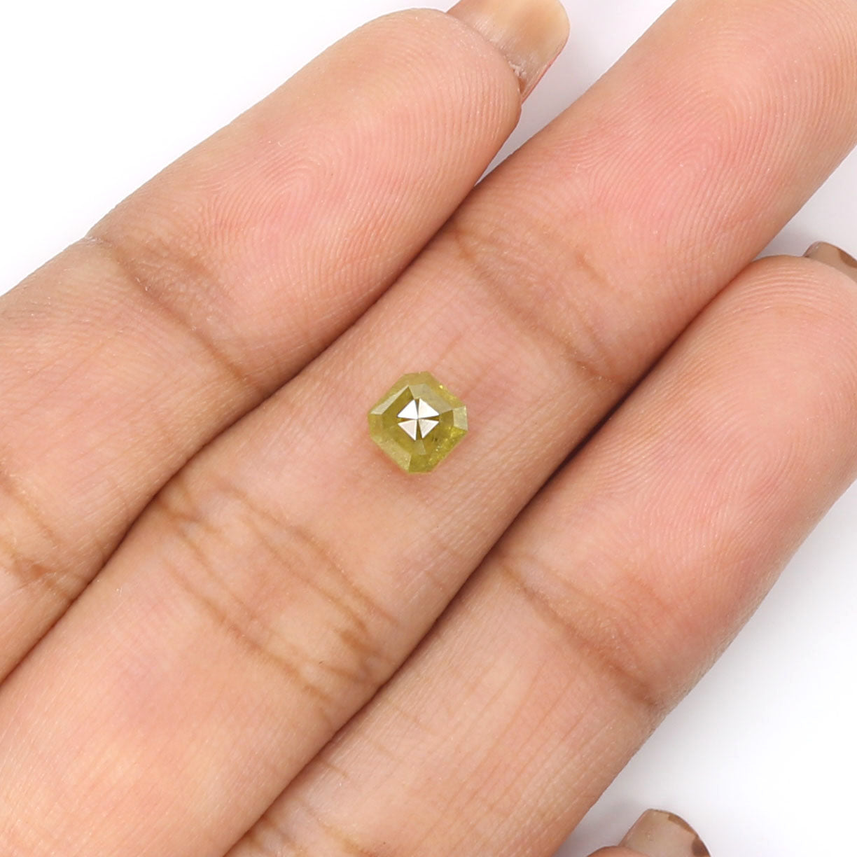 0.80 CT Natural Loose Emerald Shape Diamond Yellow Emerald Shape Diamond 4.50 MM Natural Loose Yellow Color Emerald Rose Cut Diamond LQ7713