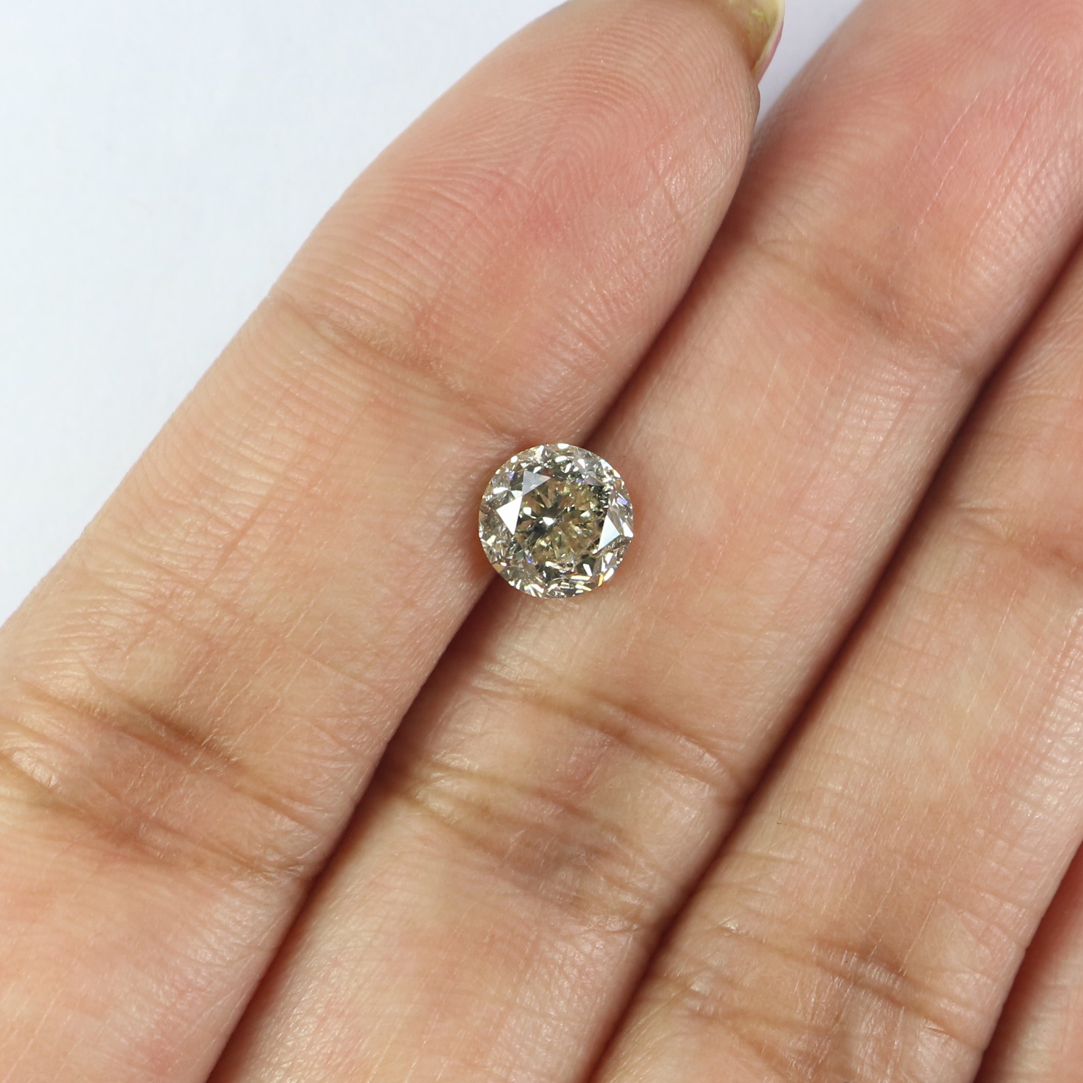 1.25 Ct Natural Loose Round Shape Diamond White - H Color Round Cut Diamond 6.45 MM Natural Loose Diamond Round Brilliant Cut Diamond QL2646