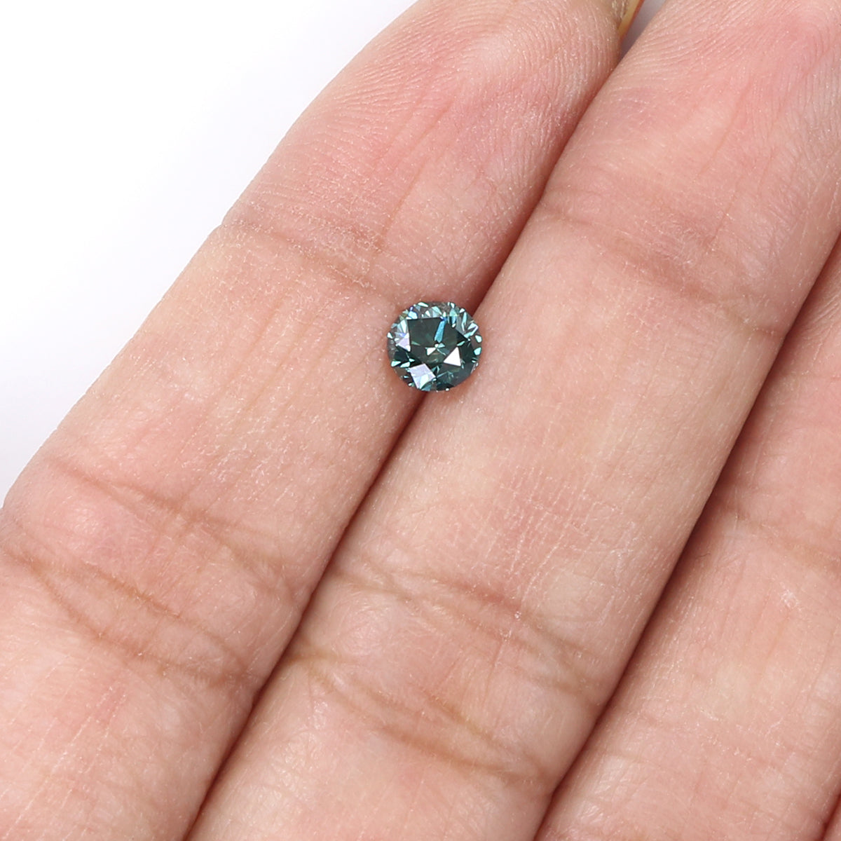 0.44 CT Natural Loose Round Shape Diamond Blue Color Round Cut Diamond 4.75 MM Natural Round Diamond Round Brilliant Cut Diamond LQ2112