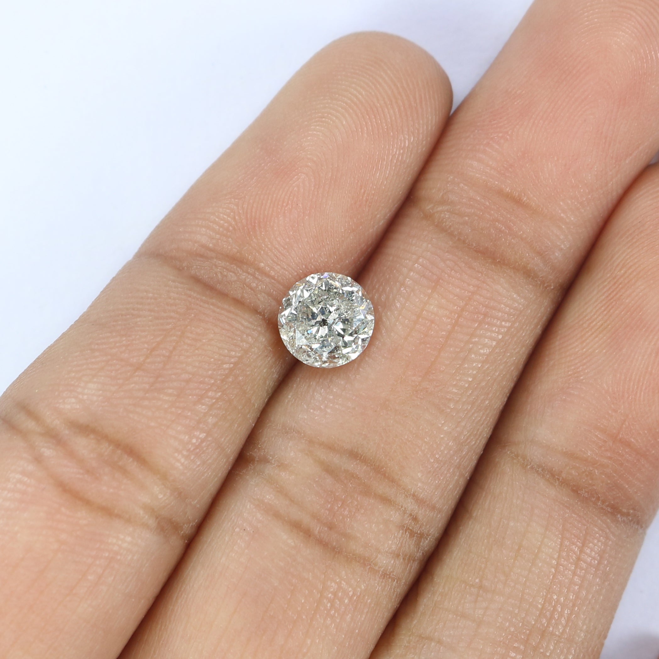 Natural Loose Round Brilliant Cut Diamond White - G Color 1.18 CT 6.37 MM Round Shape Brilliant Cut Diamond KDL2603