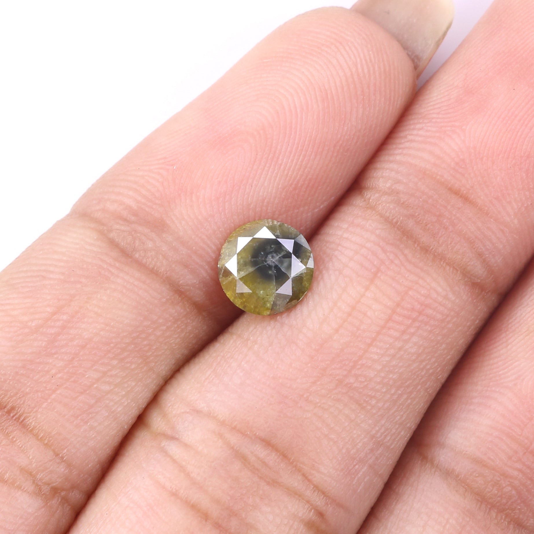 0.94 CT Natural Loose Round Shape Diamond Yellow Color Round Cut Diamond 6.20 MM Natural Yellow Color Round Brilliant Cut Diamond KQ2509