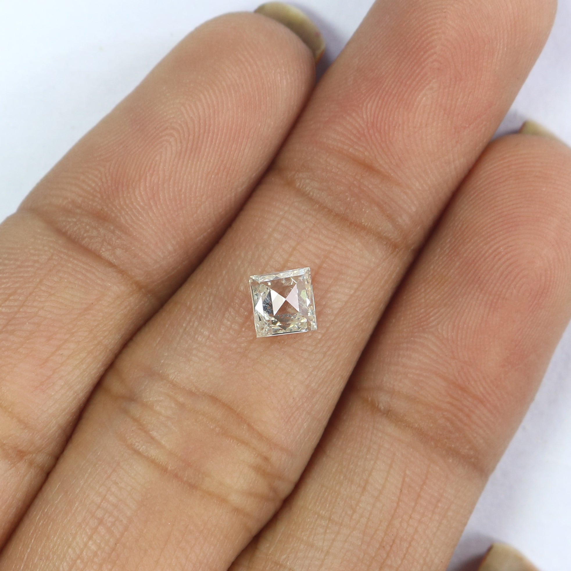 0.49 CT Natural Loose Kite Shape Diamond White - G Color Kite Cut Diamond 6.30 MM Natural Diamond White - G Kite Rose Cut Diamond QL2686