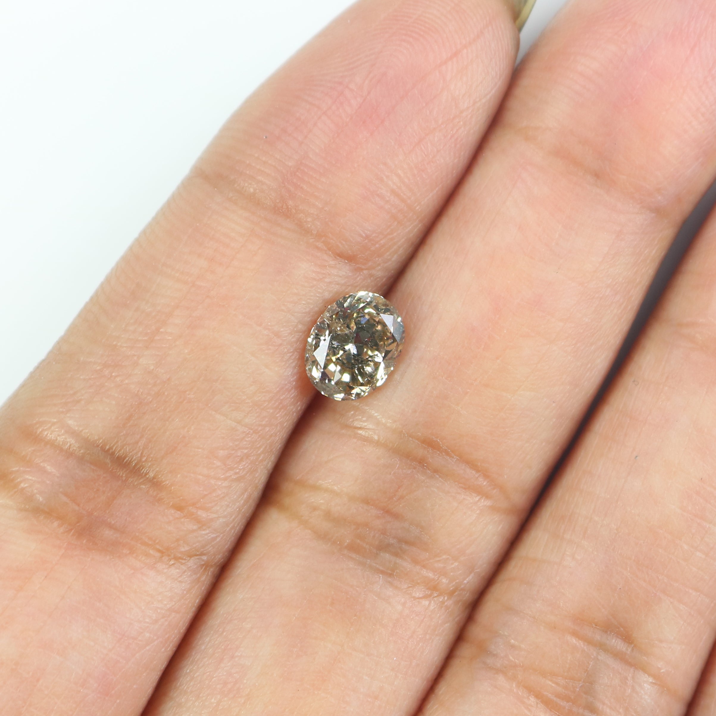 1.12 CT Natural Loose Oval Shape Diamond White - J Color Oval Diamond 7.00 MM Natural Loose White Diamond Oval Brilliant Cut Diamond QL2607