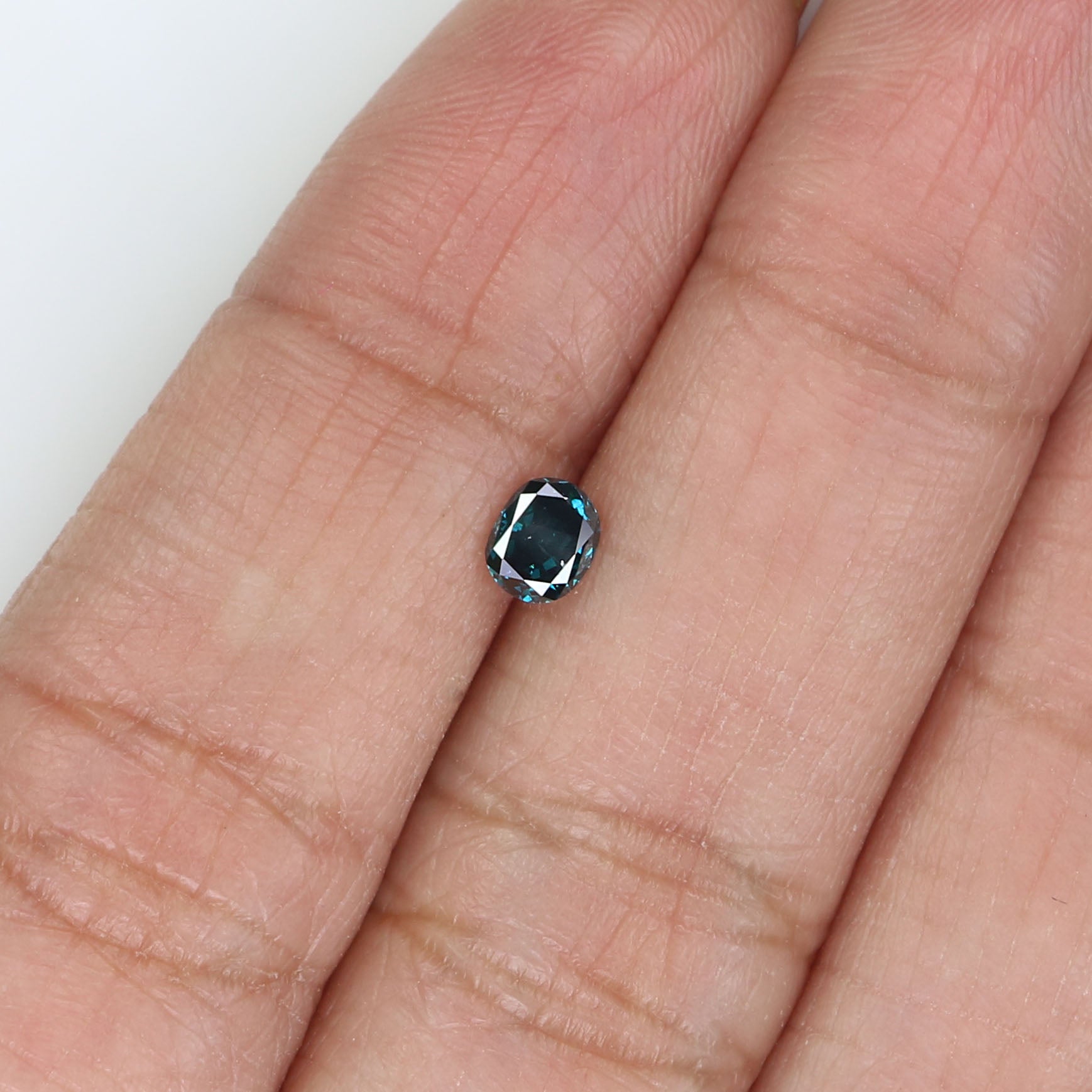 0.30 CT Natural Loose Oval Shape Diamond Blue Color Oval Cut Diamond 4.35 MM Natural Blue Color Diamond Oval Brilliant Cut Diamond LQ6270