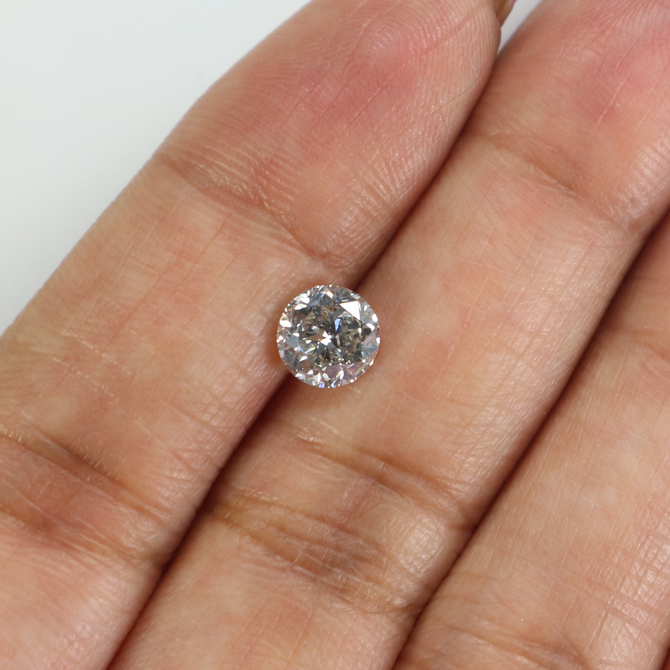 Natural Loose Round Brilliant Cut Diamond White - G Color 1.02 CT 6.06 MM Round Shape Brilliant Cut Diamond L2641