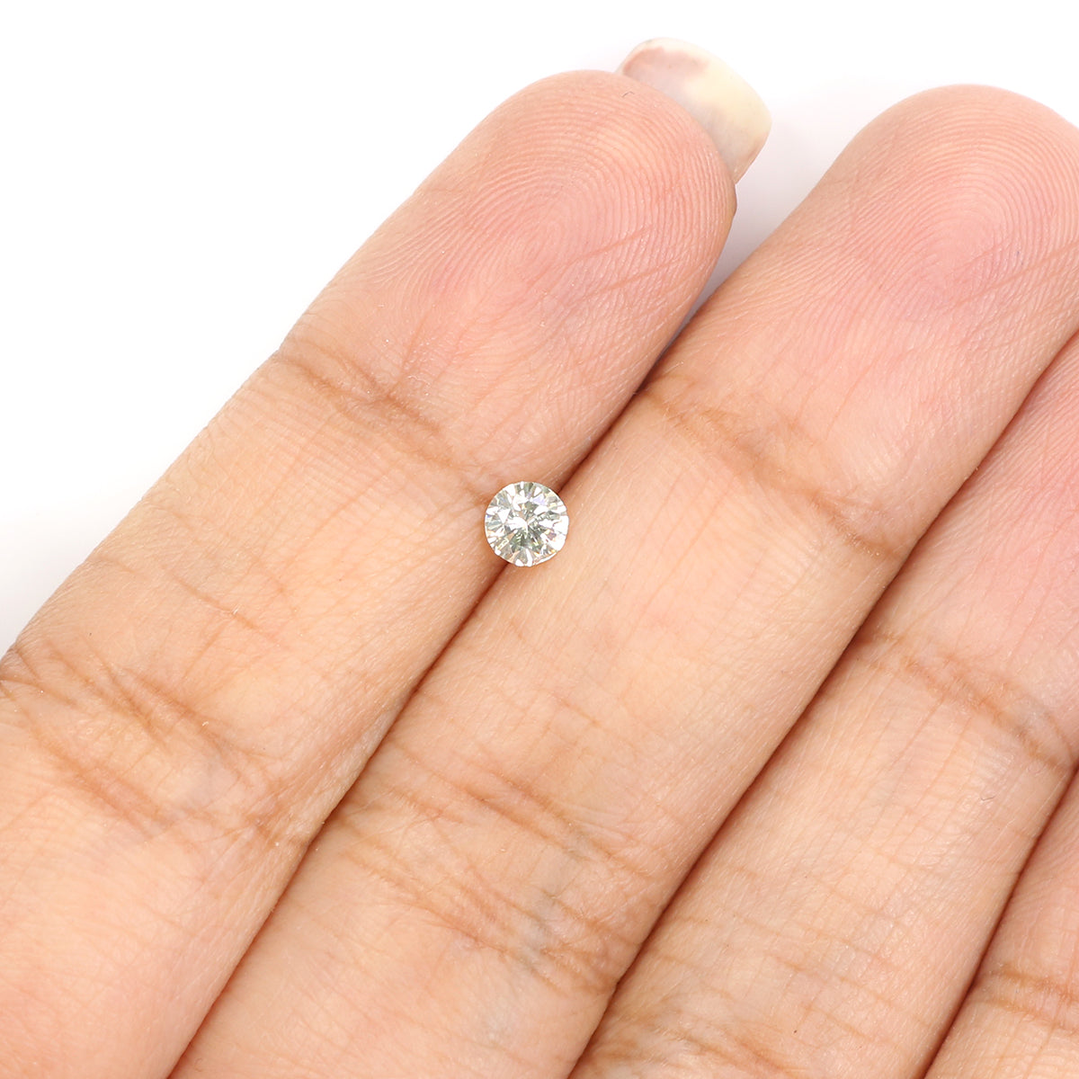 0.21 Ct Natural Loose Round Shape Diamond White - J Color Round Diamond 3.80 MM Natural Loose White Color Round Brilliant Cut Diamond LQ2063