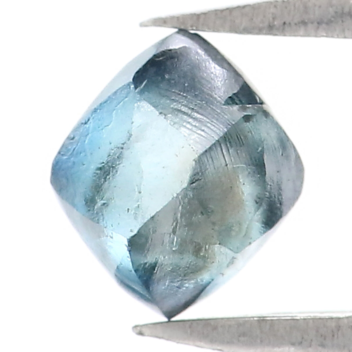 0.79 CT Natural Loose Rough Shape Diamond Blue Color Rough Cut Diamond 5.45 MM Natural Loose Blue Color Diamond Rough Crystal Diamond QL2225