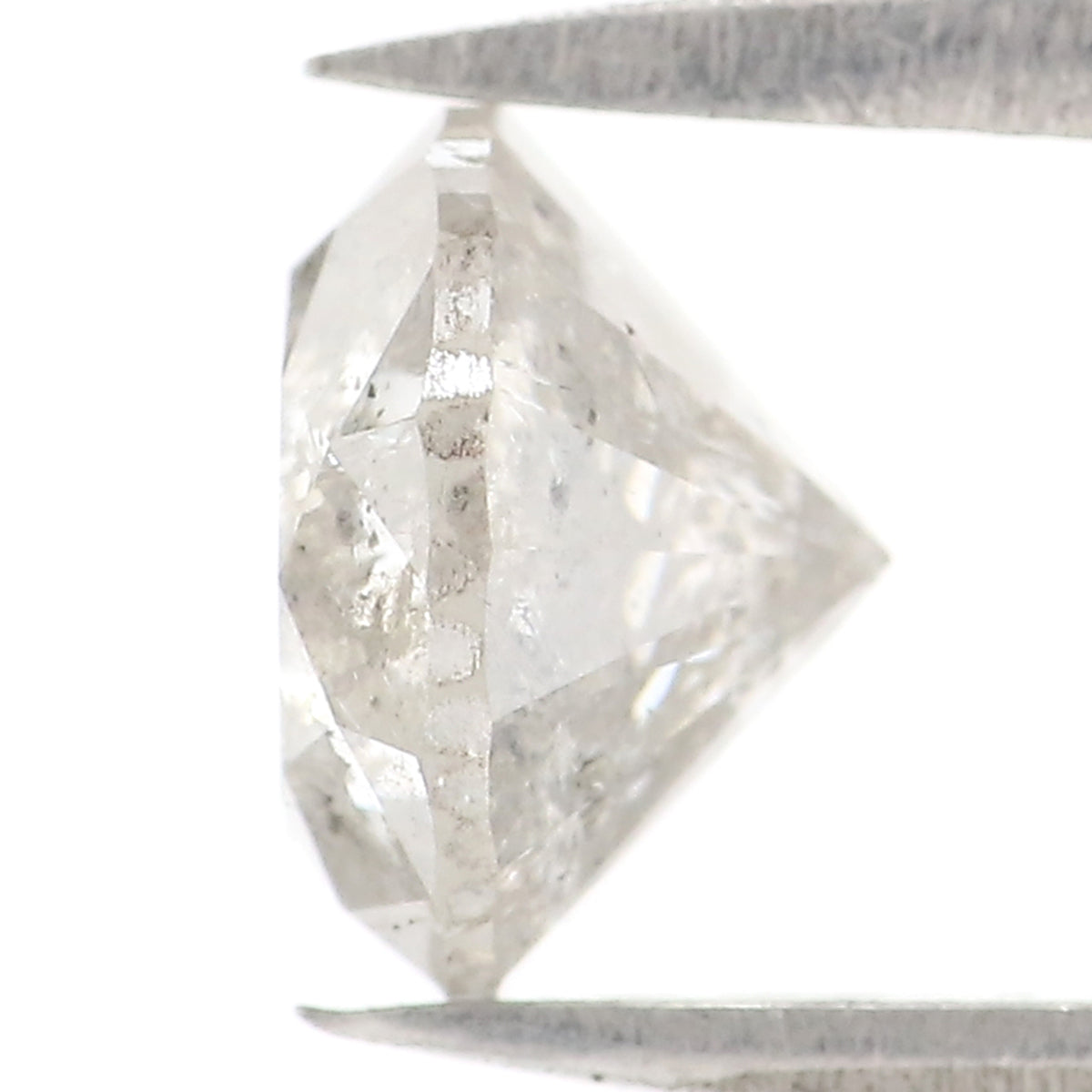 1.61 CT Natural Loose Round Shape Diamond Salt And Pepper Round Cut Diamond 7.10 MM Natural Grey Color Round Brilliant Cut Diamond LQ2722