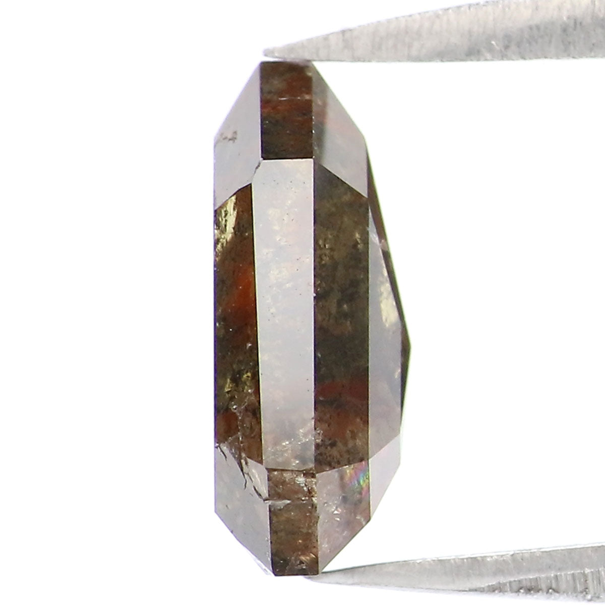2.21 CT Natural Loose Shield Shape Diamond Brown Color Shield Cut Diamond 9.35 MM Natural Loose Brown Diamond Shield Rose Cut Diamond LQ2117