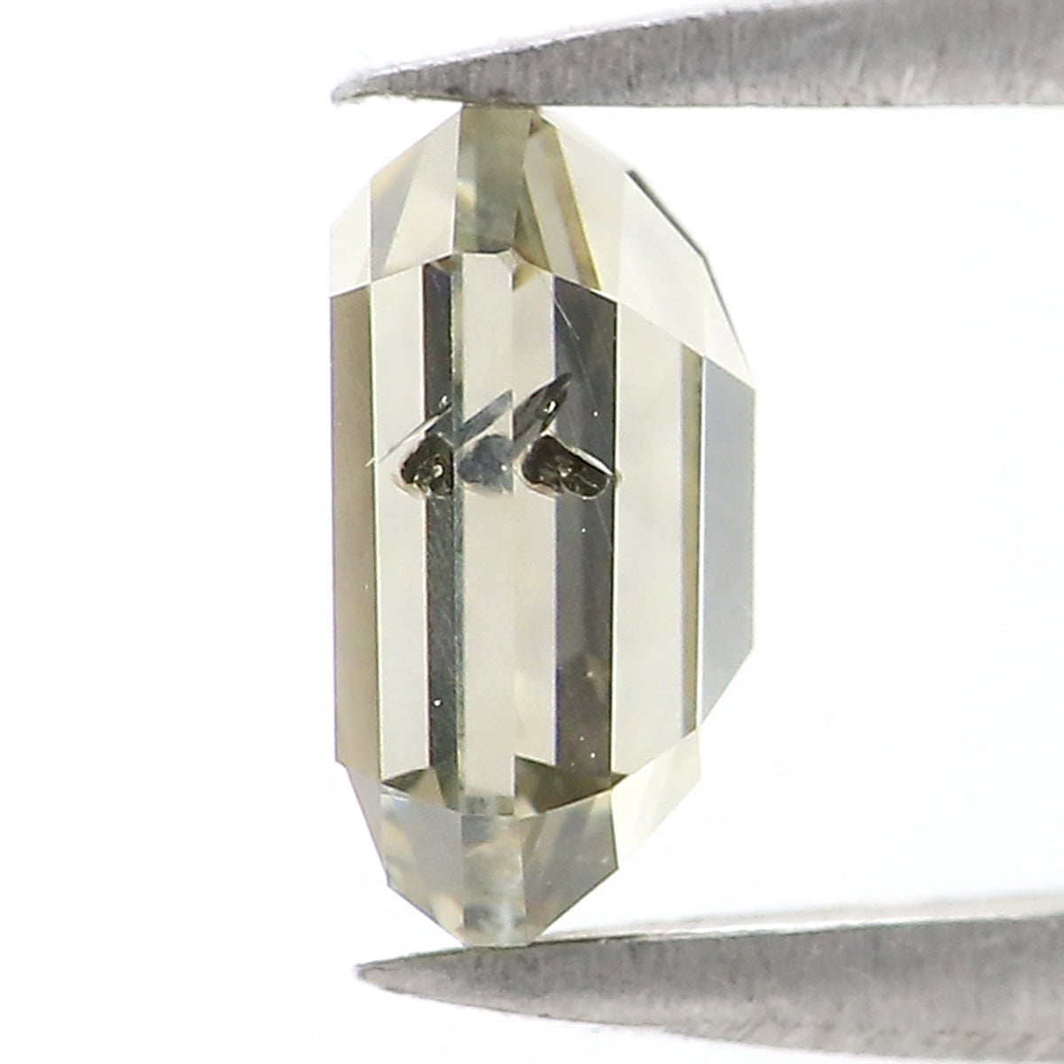 1.17 CT Natural Loose Emerald Shape Diamond White - K Color Emerald Shape Diamond 6.85 MM Natural White - K Emerald Rose Cut Diamond KDL2615