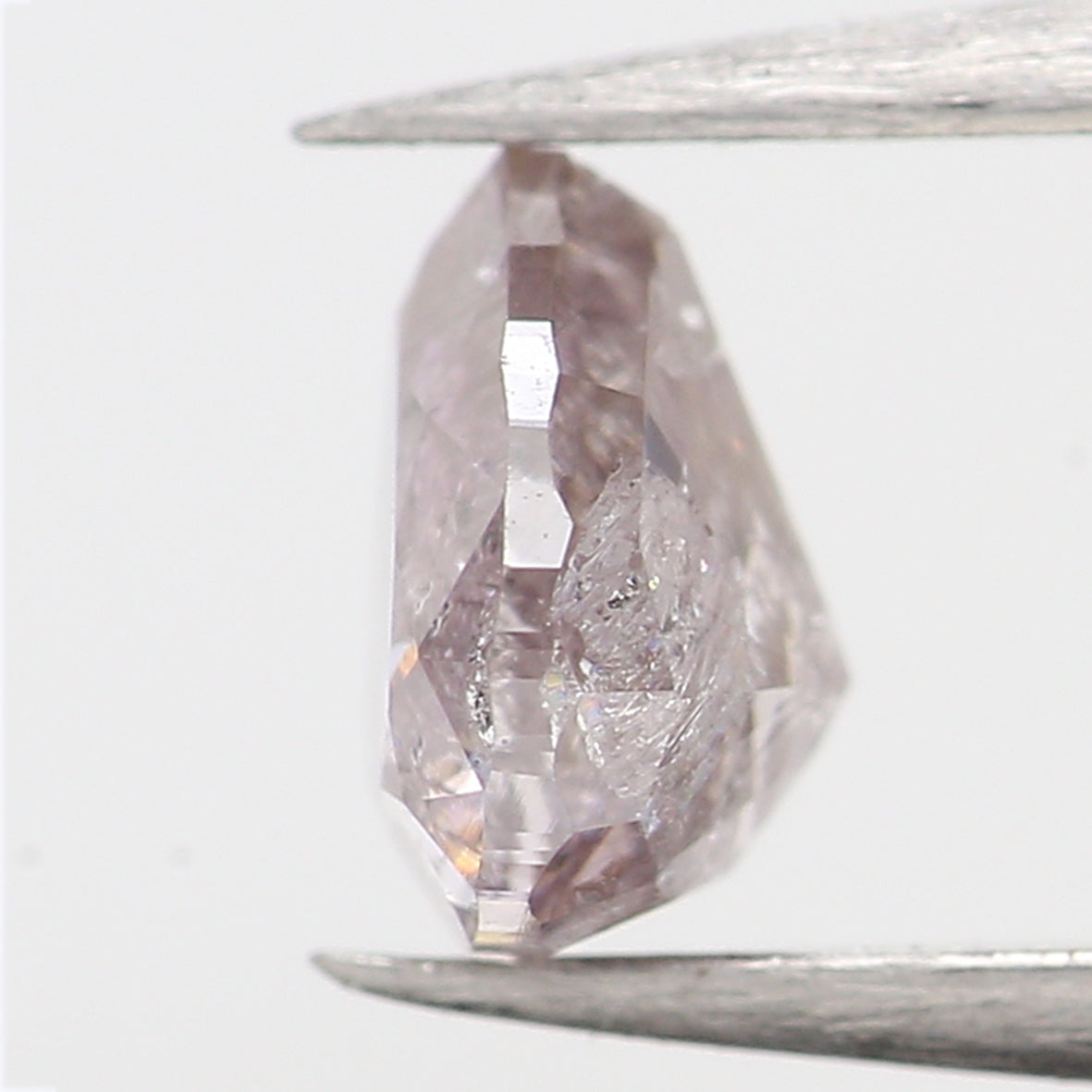 0.39 Ct Natural Loose Diamond, Heart Diamond, Pink Diamond, Rose Cut Diamond,Heart Shape Diamond, Antique Diamond KR922