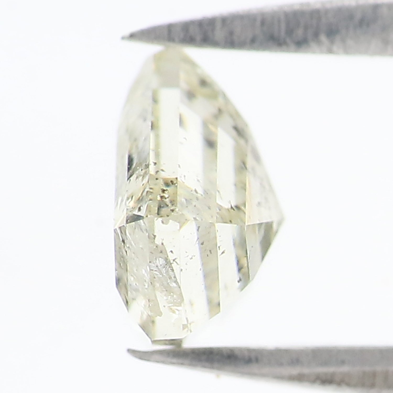 1.21 Ct Natural Loose Shield Shape Diamond White -J Color Shield Cut Diamond 6.25 MM Natural White -J Diamond Shield Rose Cut Diamond LQ2575