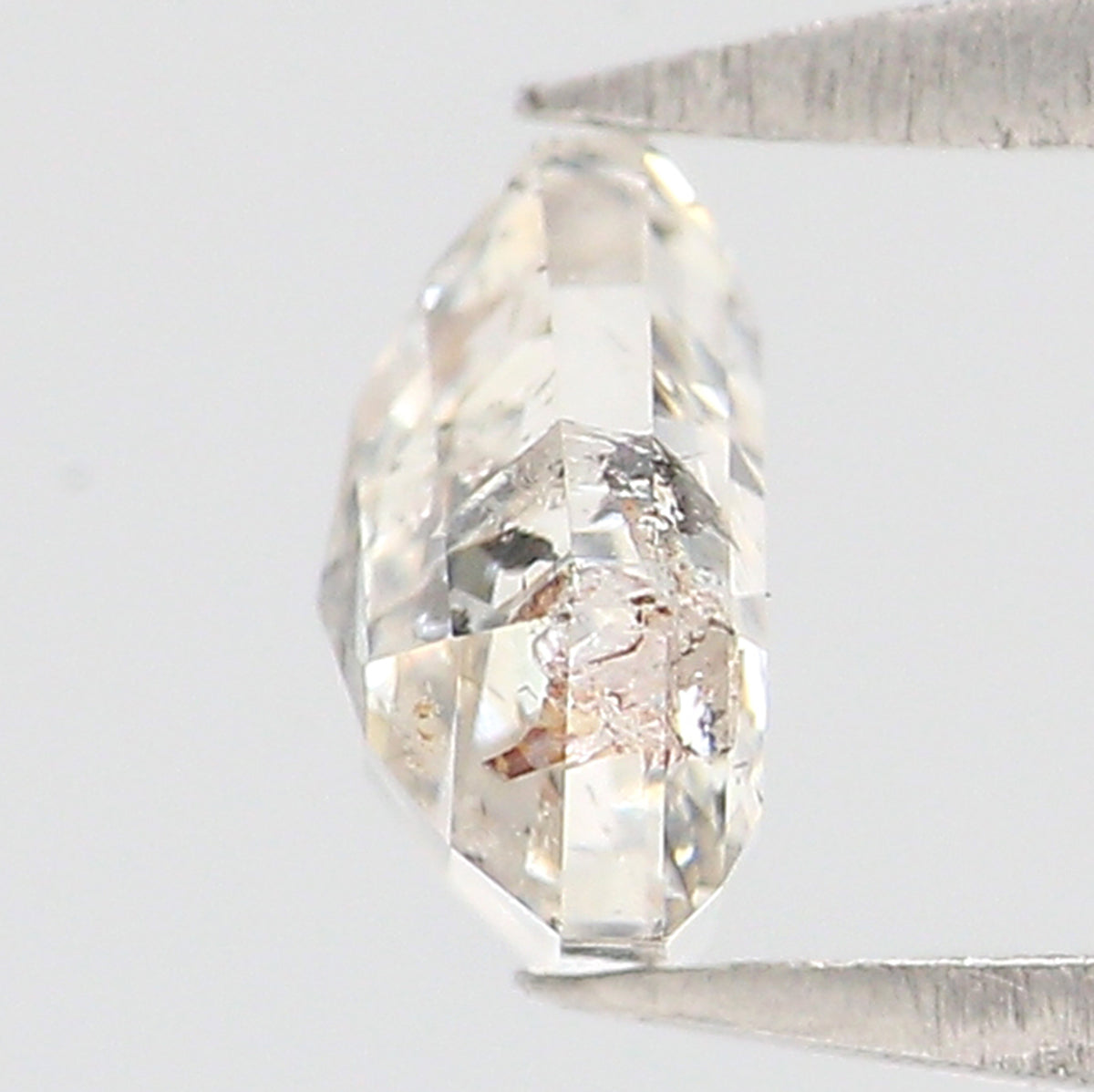 0.67 Ct Natural Loose Shield Diamond White-G Color Shield Cut Diamond 5.15 MM Natural Loose White-G Diamond Shield Rose Cut Diamond LQ2631