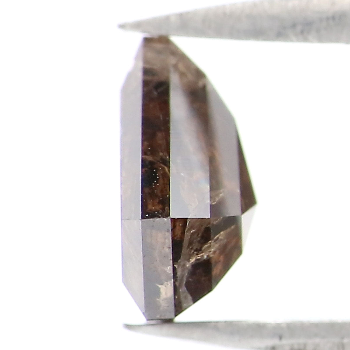 1.21 CT Natural Loose Shield Shape Diamond Brown Color Shield Cut Diamond 6.75 MM Natural Loose Black Diamond Shield Rose Cut Diamond LQ9591