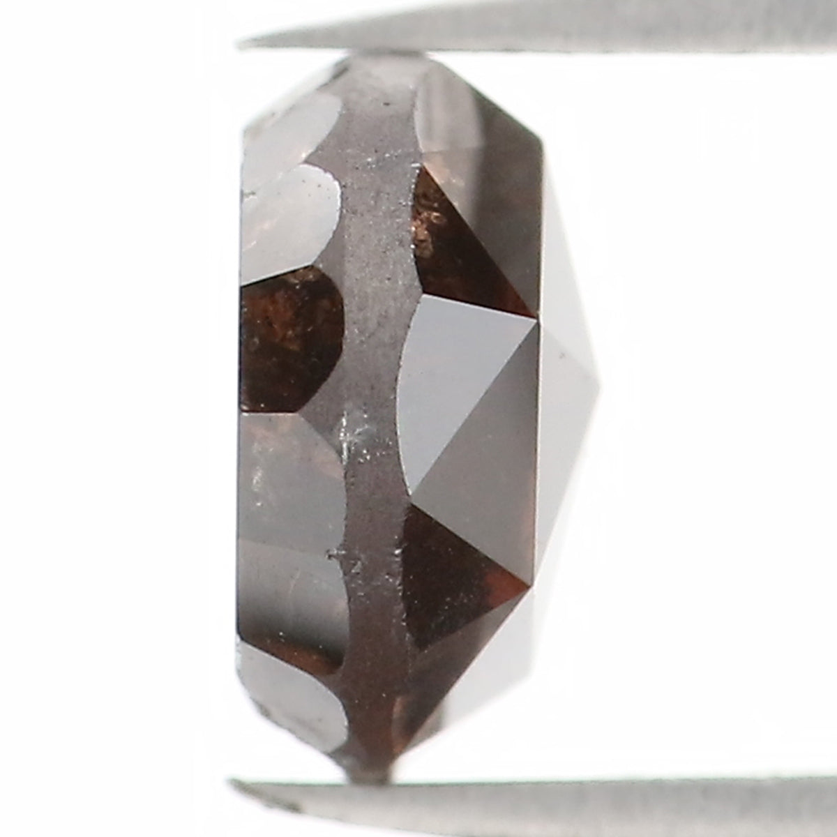 1.00 CT Natural Loose Round Rose Cut Diamond Brown Color Round Shape Diamond 5.95 MM Natural Brown Color Round Rose Cut Shape Diamond KQ2394