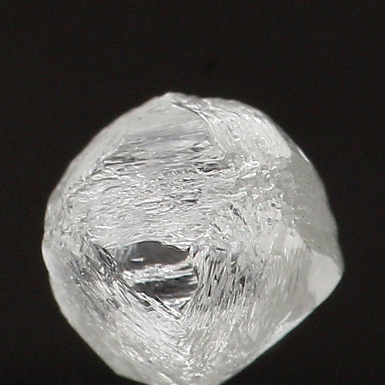 Natural Loose Rough White-F Color Diamond 0.96 CT 5.46 MM Rough Irregular Cut Diamond KDL2473