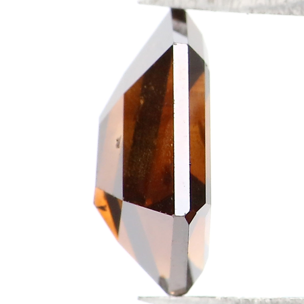 1.29 CT Natural Loose Shield Shape Diamond Brown Color Shield Cut Diamond 8.25 MM Natural Loose Brown Diamond Shield Rose Cut Diamond QL1796