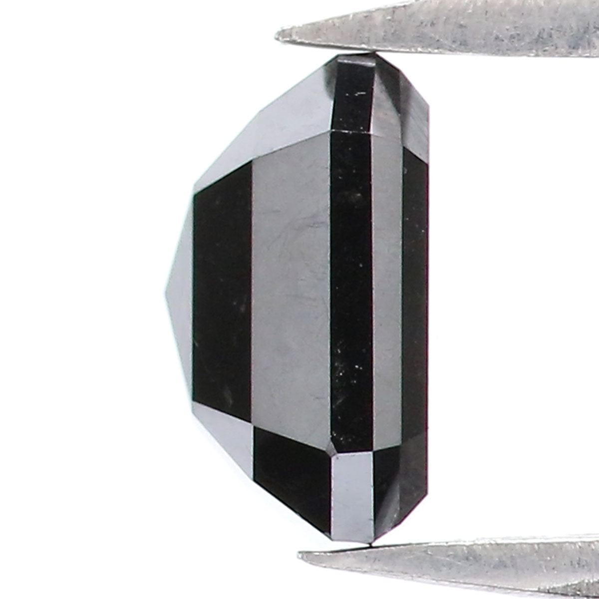 1.07 CT Natural Loose Emerald Shape Diamond Black Color Emerald Cut Diamond 6.25 MM Natural Loose Emerald Shape Rose Cut Diamond QL2217