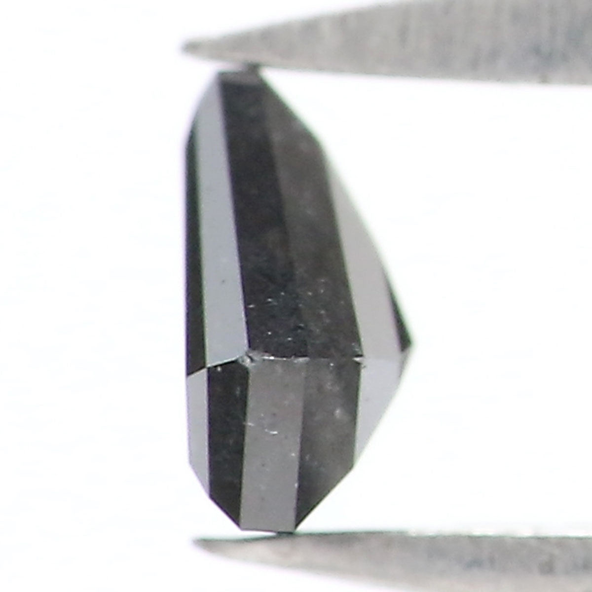 0.35 CT Natural Loose Shield Shape Diamond Salt And Pepper Shield Diamond 4.20 MM Natural Loose Black Color Shield Rose Cut Diamond KQ2577