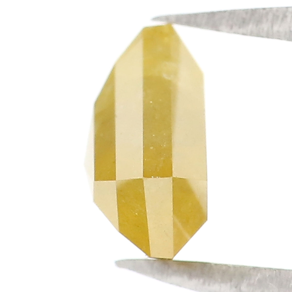 0.96 CT Natural Loose Shield Shape Diamond Yellow Color Shield Cut Diamond 5.85 MM Natural Loose Yellow Color Shield Rose Cut Diamond LQ9678