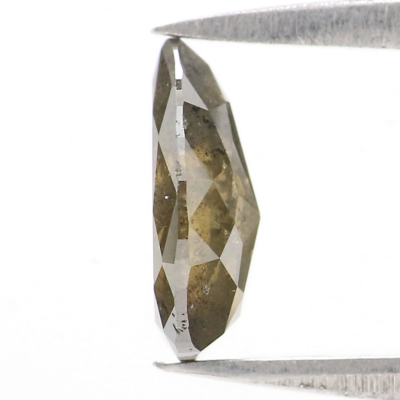 1.16 CT Natural Loose Pear Diamond Green Color Pear Diamond 8.70 MM Natural Loose Diamond Pear Rose Cut Diamond Pear Shape Diamond QK2608