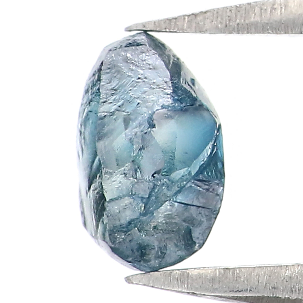 0.72 CT Natural Loose Rough Shape Diamond Blue Color Rough Cut Diamond 5.80 MM Natural Loose Diamond Rough Irregular Cut Diamond LQ2245