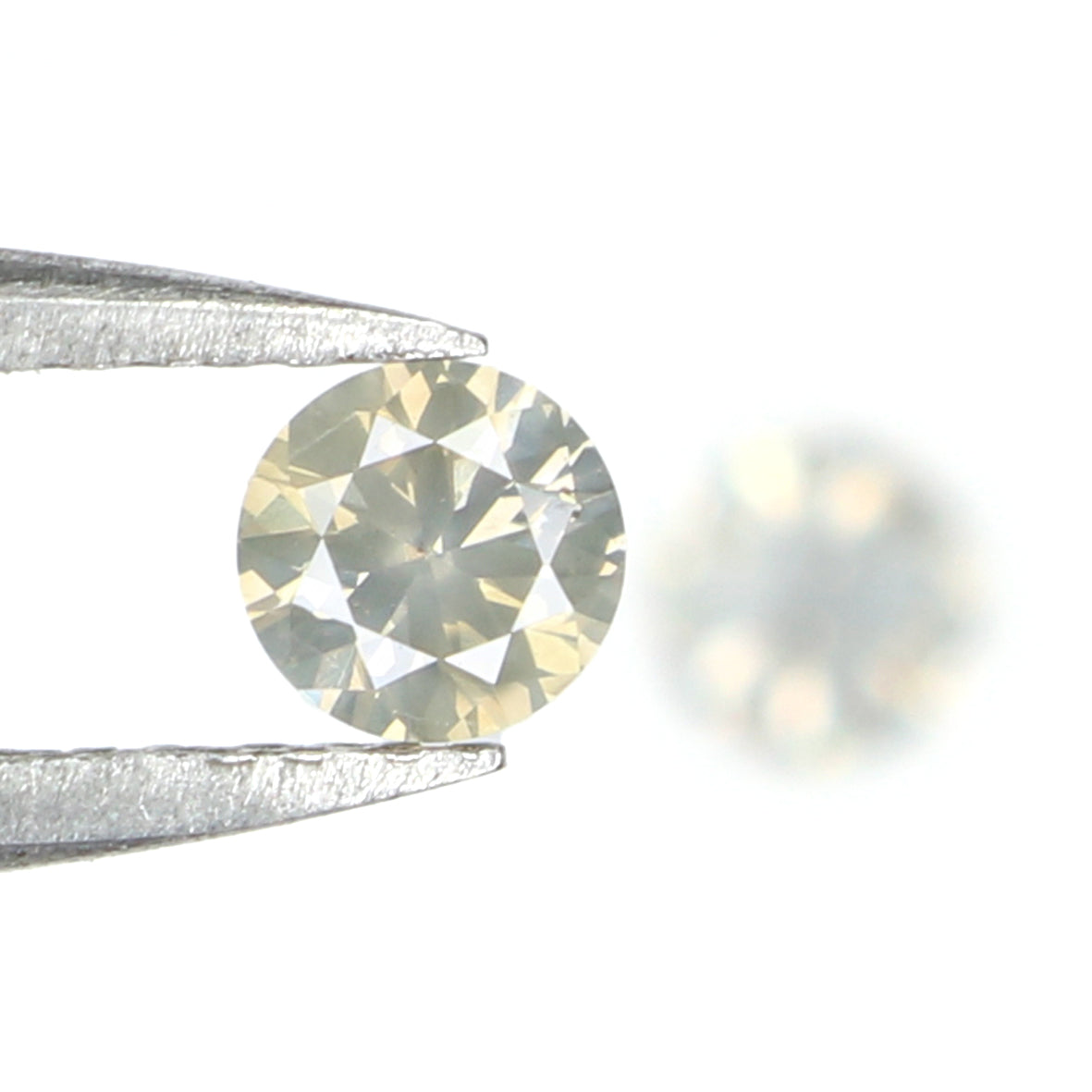 0.36 Ct Natural Loose Round Cut Pair Diamond Light Yellow Color Round Cut Diamond 3.60 MM Natural Diamond Round Brilliant Cut Diamond KQ2473