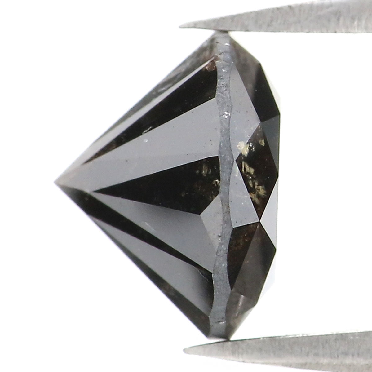 2.77 CT Natural Loose Round Shape Diamond Black Color Round Cut Diamond 8.50 MM Natural Black Diamond Round Brilliant Cut Diamond LQ8491