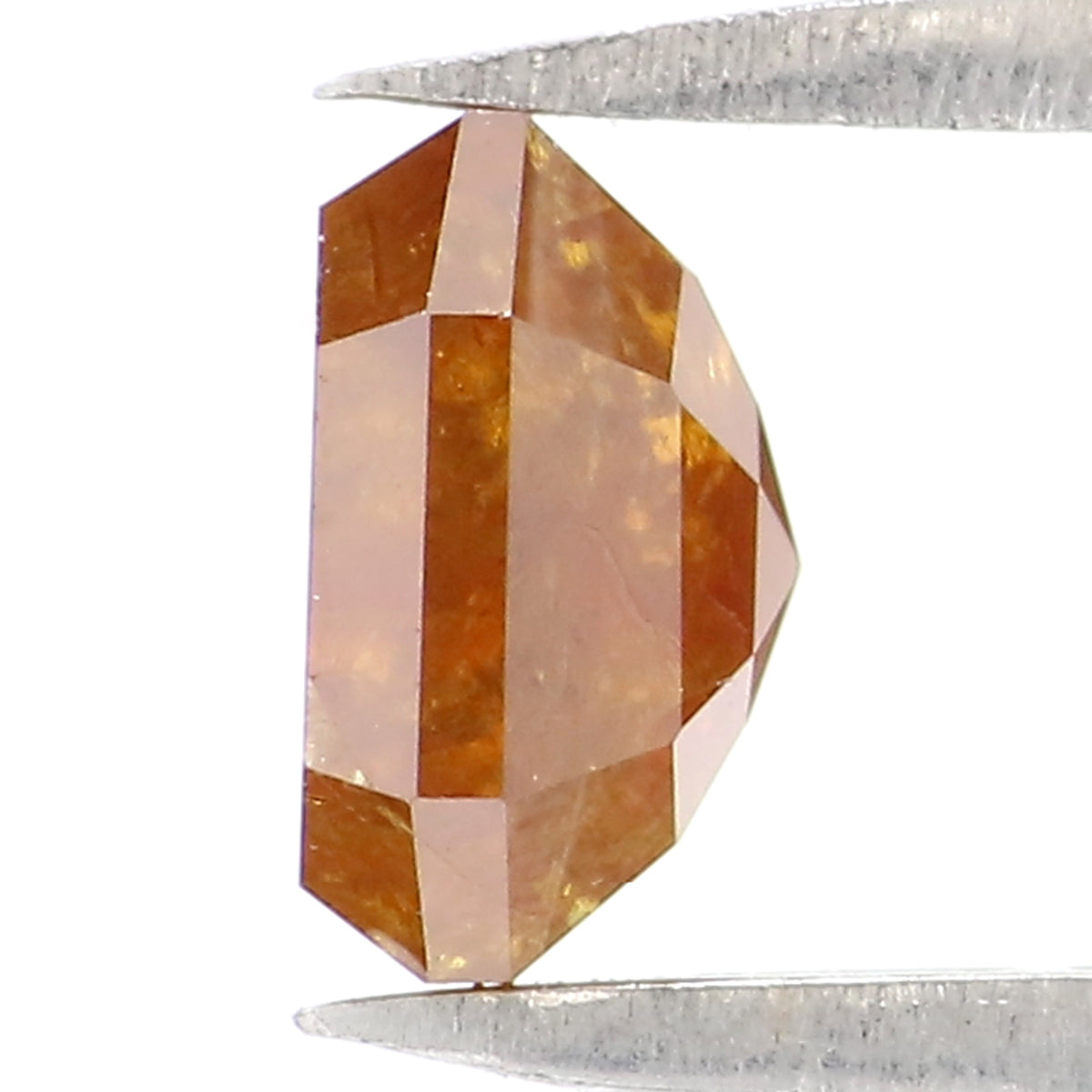 0.94 CT Natural Loose Emerald Shape Diamond Brown Color Emerald Diamond 5.85 MM Natural Loose Brown Emerald Shape Rose Cut Diamond LQ9192