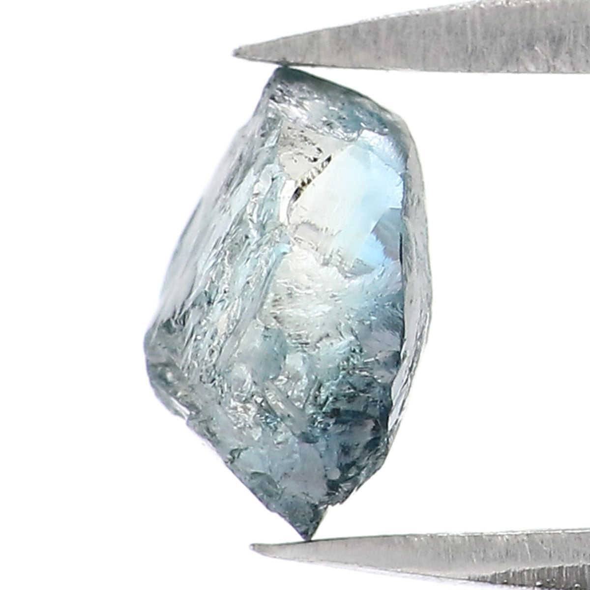 0.83 CT Natural Loose Rough Shape Diamond Blue Color Rough Cut Diamond 6.65 MM Natural Loose Blue Diamond Rough Irregular Cut Diamond QL2224