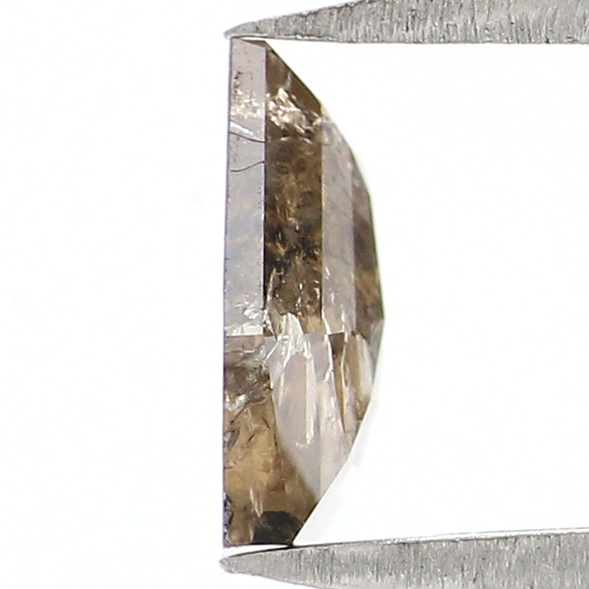 0.70 CT Natural Loose Coffin Shape Diamond Brown Color Coffin Cut Diamond 6.30 MM Natural Loose Brown Color Coffin Rose Cut Diamond LQ7437