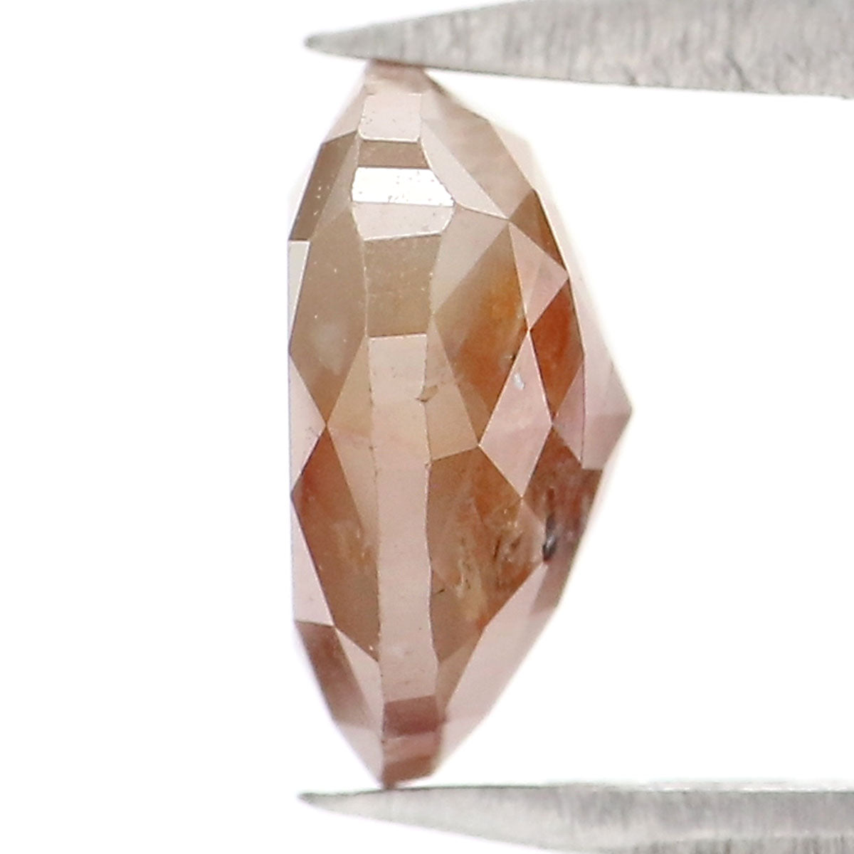1.57 CT Natural Loose Heart Shape Diamond Brown Color Heart Cut Diamond 7.15 MM Natural Grey Color Diamond Heart Rose Cut Diamond LQ6050