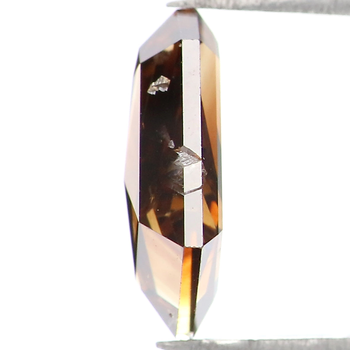 0.95 CT Natural Loose Shield Shape Diamond Brown Color Shield Cut Diamond 8.55 MM Natural Loose Brown Diamond Shield Rose Cut Diamond QL1828
