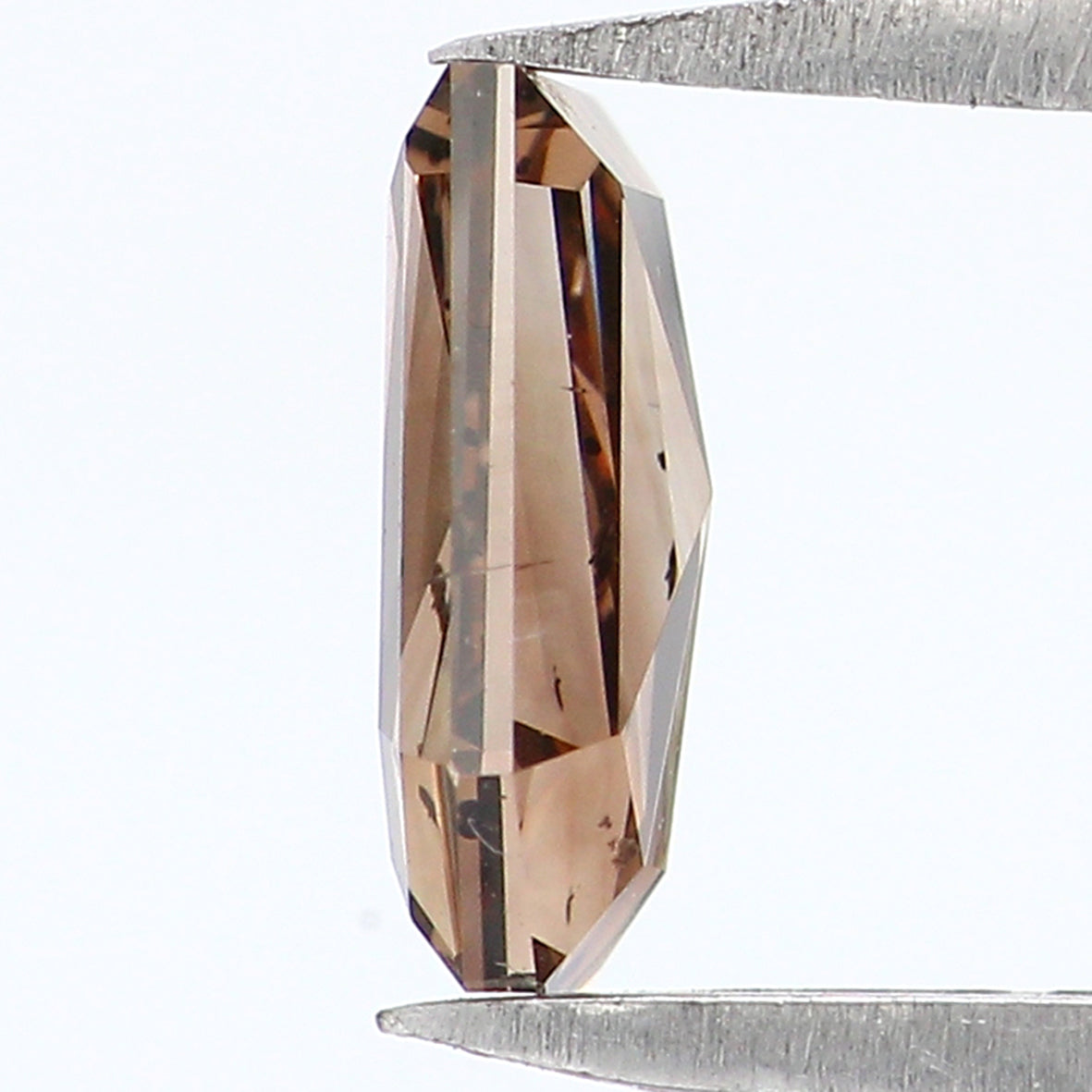 0.86 CT Natural Loose Coffin Cut Diamond Dark Brown Color Coffin Shape Diamond 7.20 MM Natural Loose Diamond Coffin Rose Cut Diamond QL6459