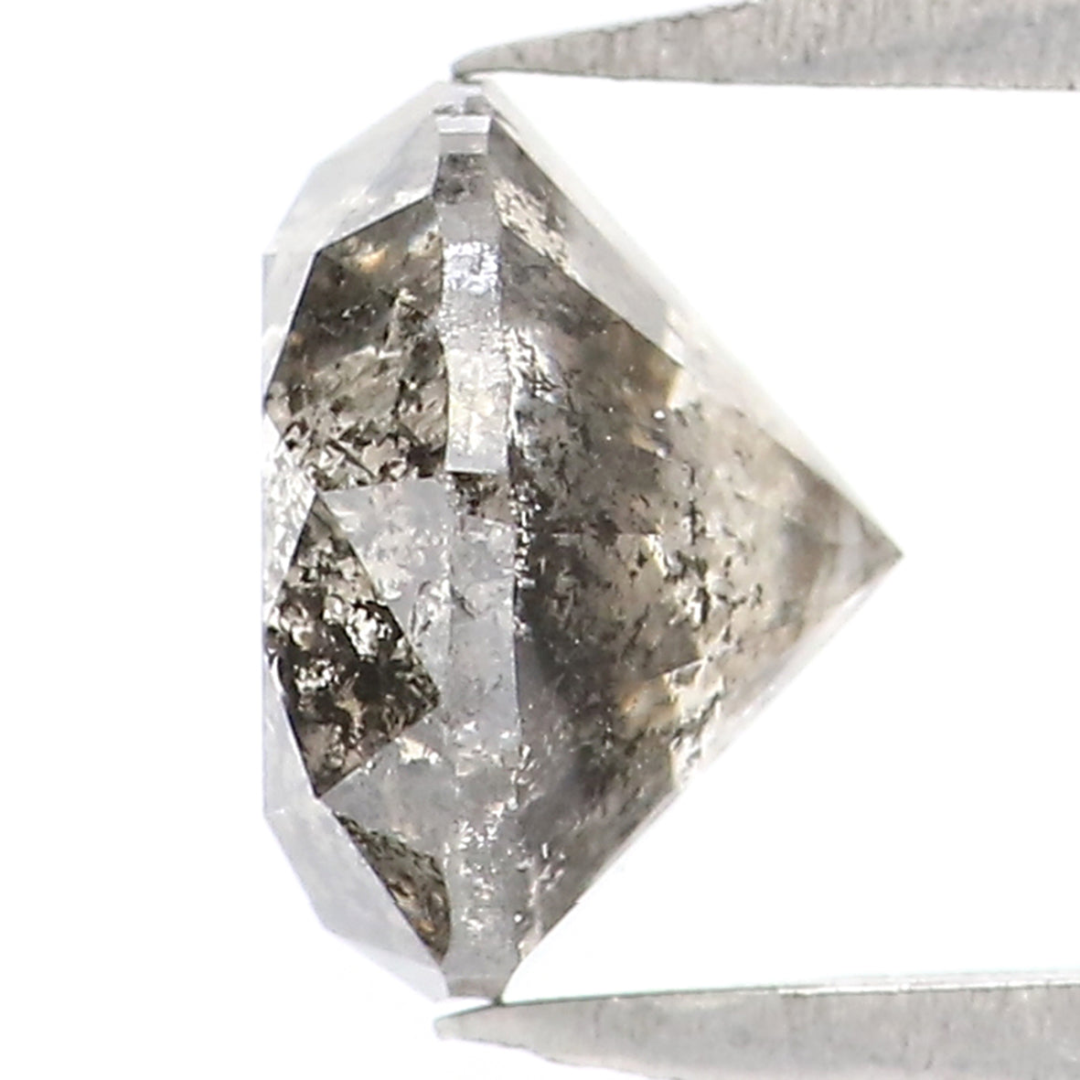 1.16 CT Natural Loose Round Shape Diamond Salt And Pepper Round Cut Diamond 6.30 MM Natural Loose Diamond Round Brilliant Cut Diamond LQ8447